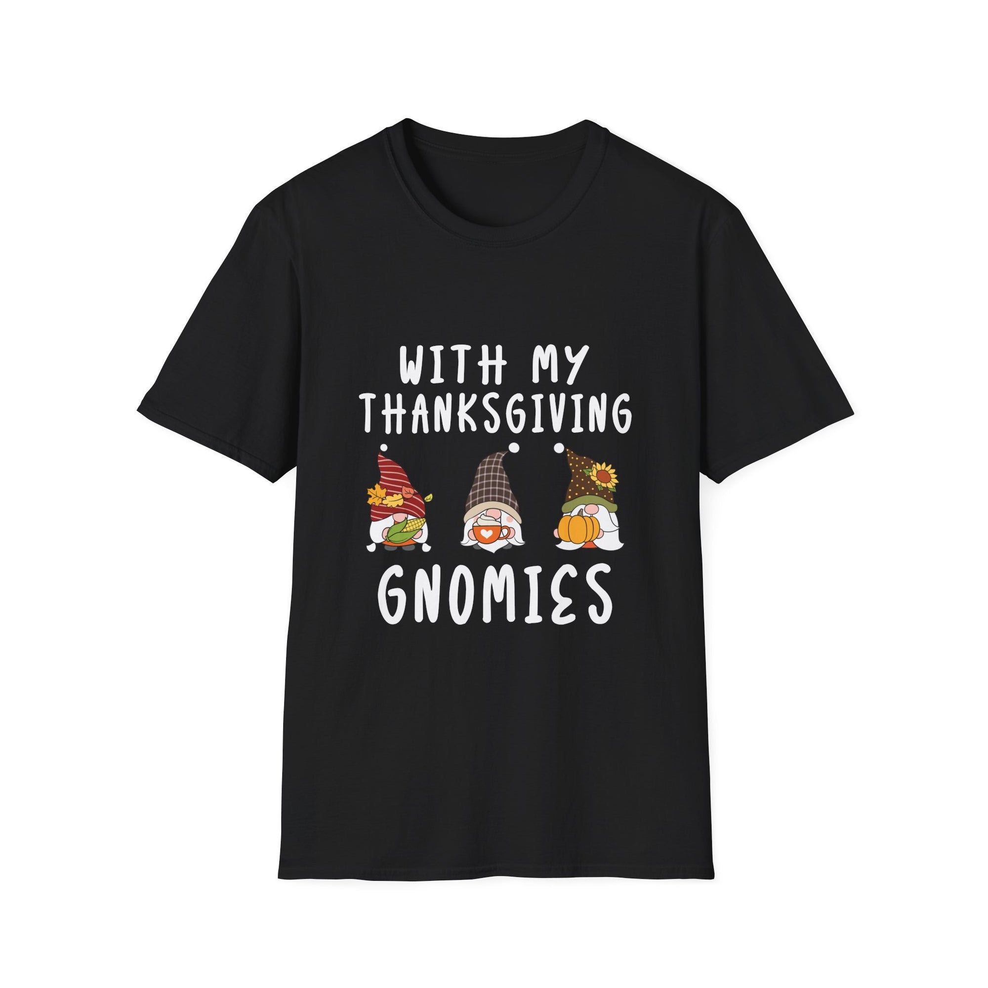 Thanksgiving Gnomies T-Shirt, Funny Thanksgiving Shirt, Holiday Tee, Family Gathering Apparel, Fall Celebration Top