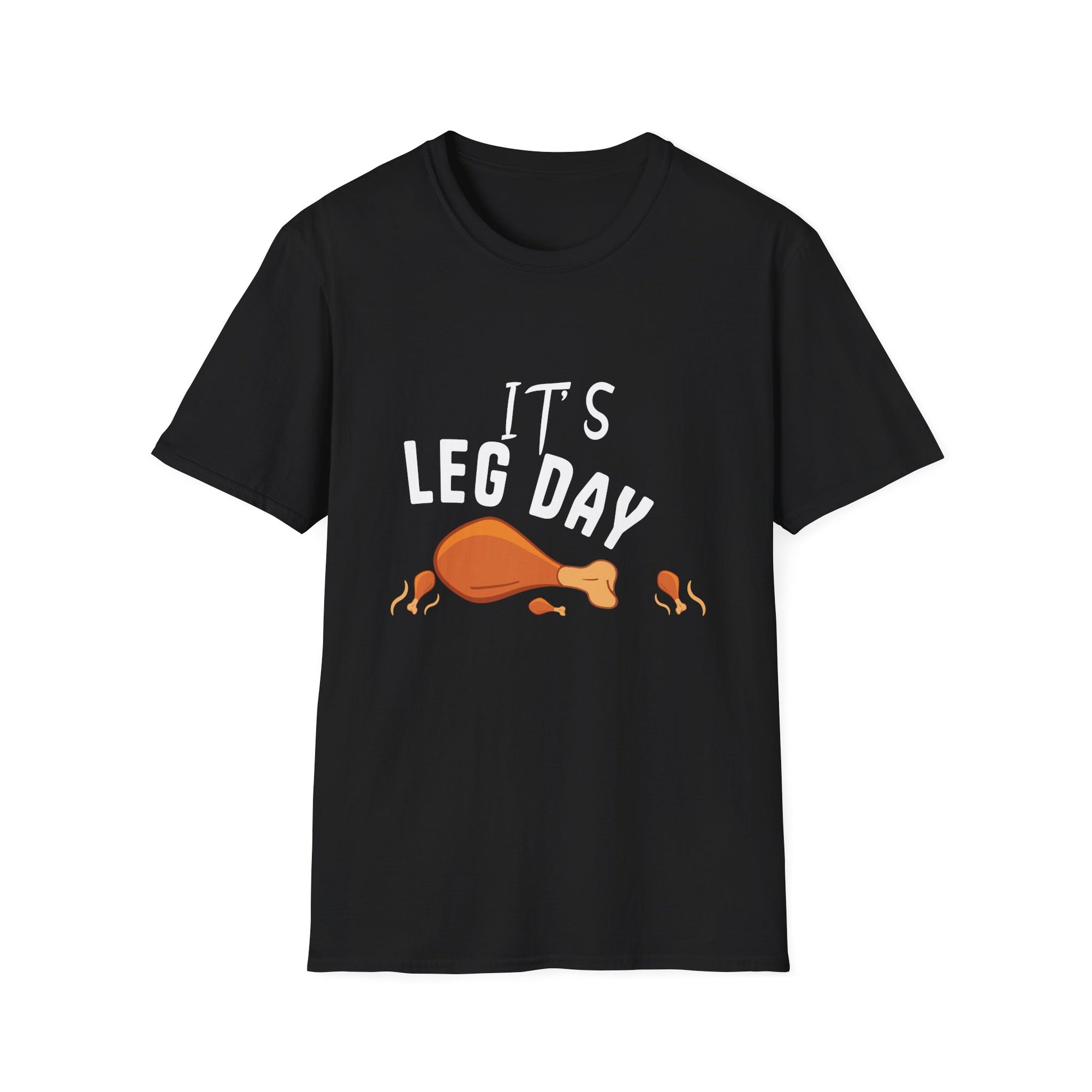 Funny Leg Day T-Shirt for Fitness Lovers, Gym Humor Shirt, Workout Gear, Gift for Gym Friends, Soft Cotton Tee