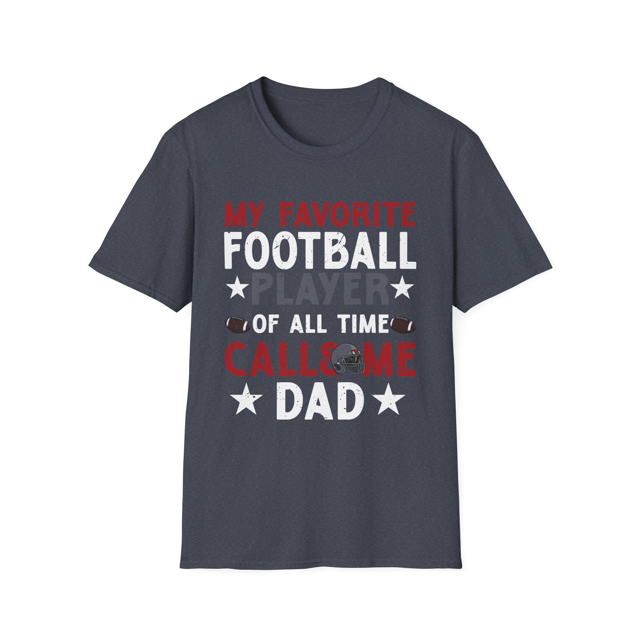 Dad's Favorite Football Player T-Shirt | Unisex Softstyle Tee, Sports Dad Gift, Father's Day Apparel, Game Day Shirt, Football Lover Gift
