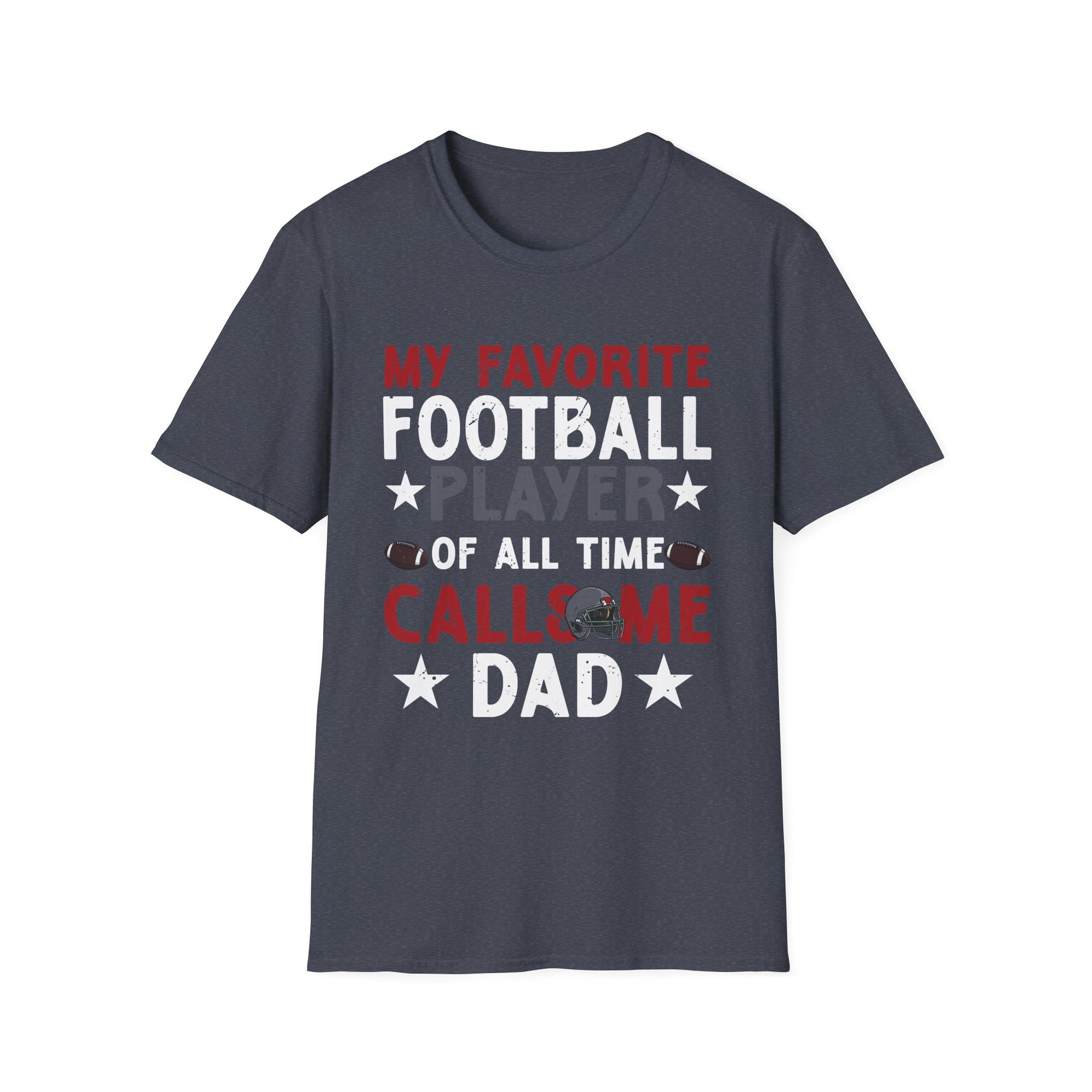 Dad's Favorite Football Player T-Shirt | Unisex Softstyle Tee, Sports Dad Gift, Father's Day Apparel, Game Day Shirt, Football Lover Gift
