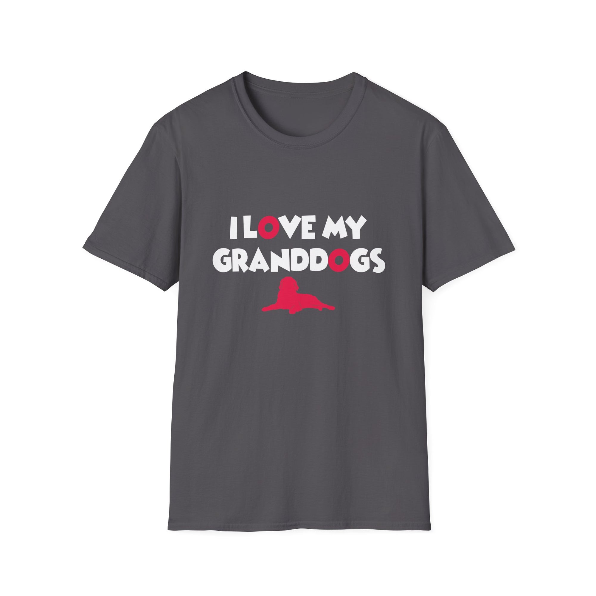 I Love My Granddogs T-Shirt | Unisex Softstyle Tee | Dog Lover Gift | Pet Parent Apparel | Casual Wear | Animal Lover Shirt