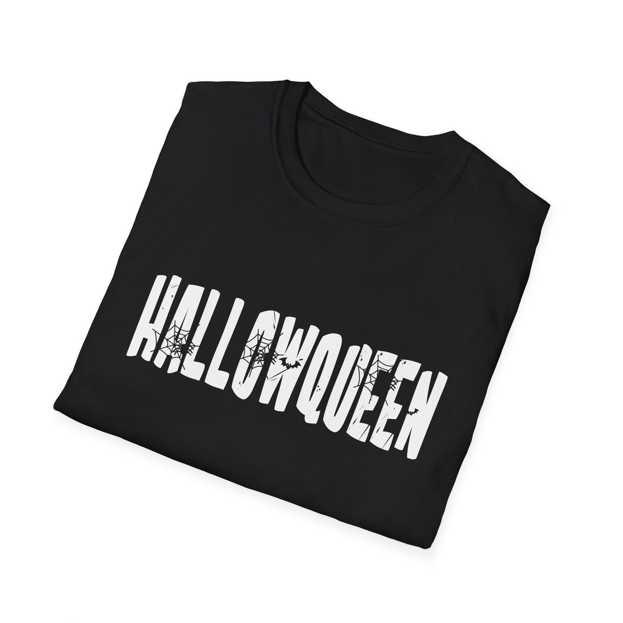 Hallowqueen T-Shirt | Fun Halloween Tee, Unisex Halloween Shirt, Spooky Season Apparel, October Celebration Outfit, Boo-tiful Gift