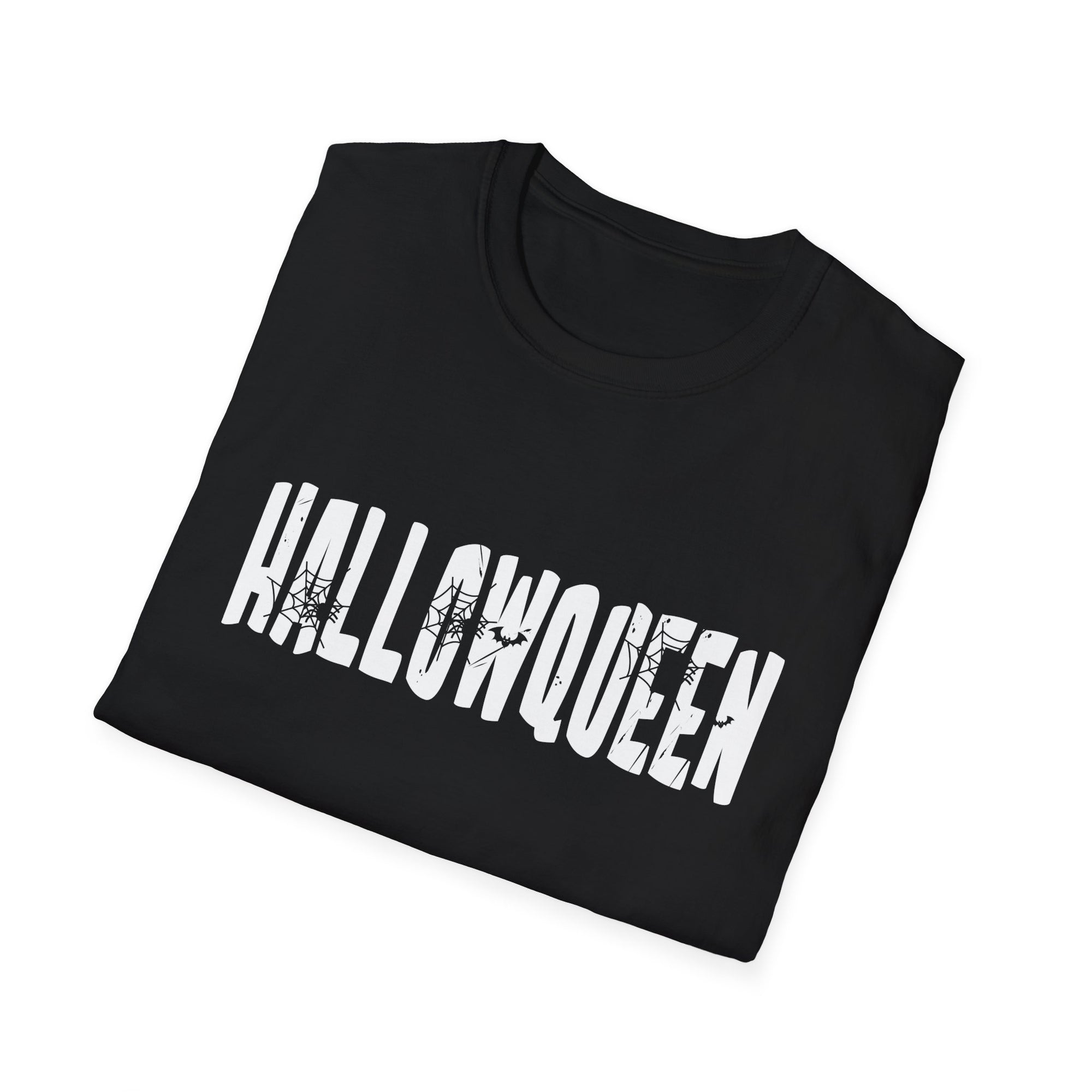 Hallowqueen T-Shirt | Fun Halloween Tee, Unisex Halloween Shirt, Spooky Season Apparel, October Celebration Outfit, Boo-tiful Gift