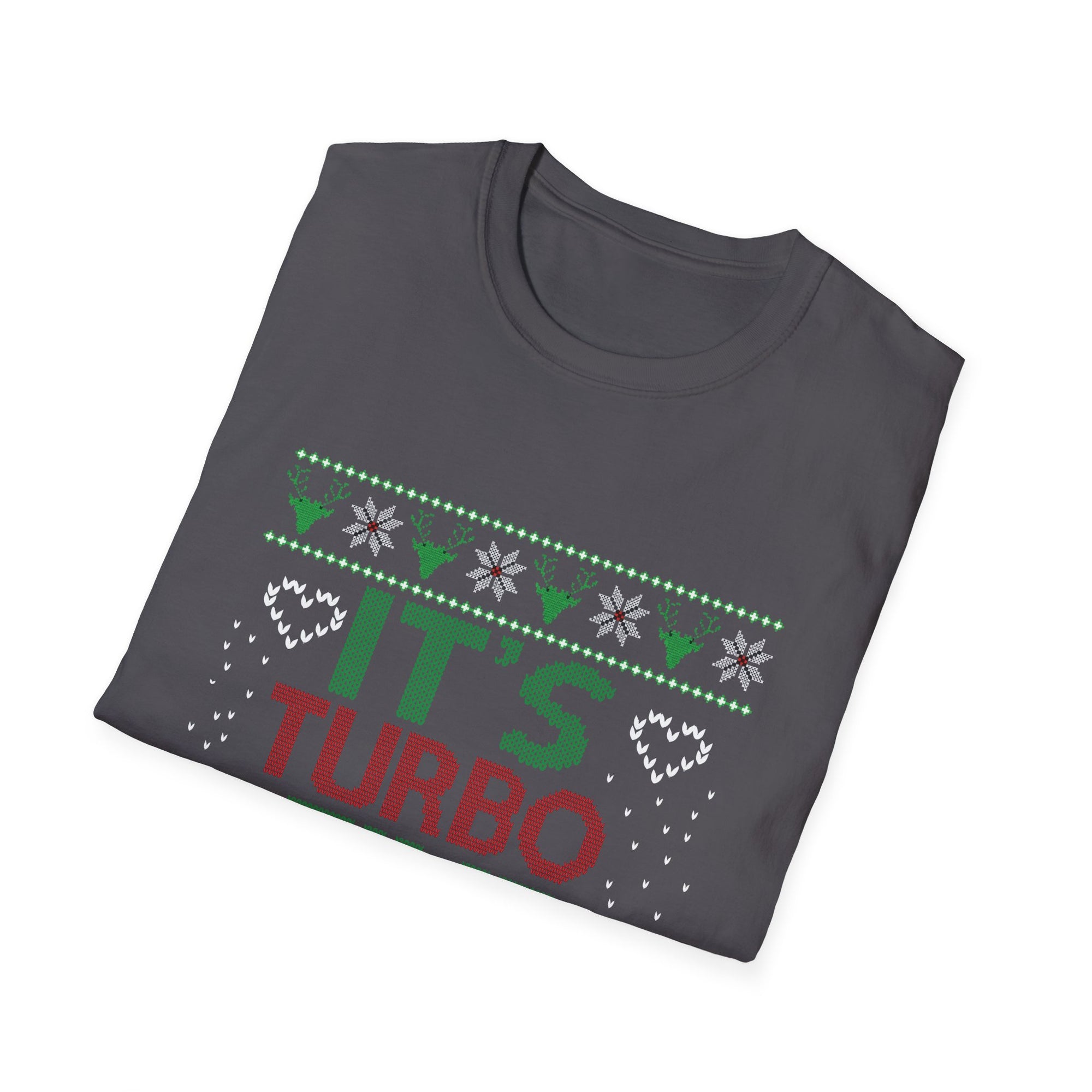 Turbo Time Unisex T-Shirt | Fun Holiday Apparel, Christmas Gift, Festive Tee, Winter Wear, Casual Style