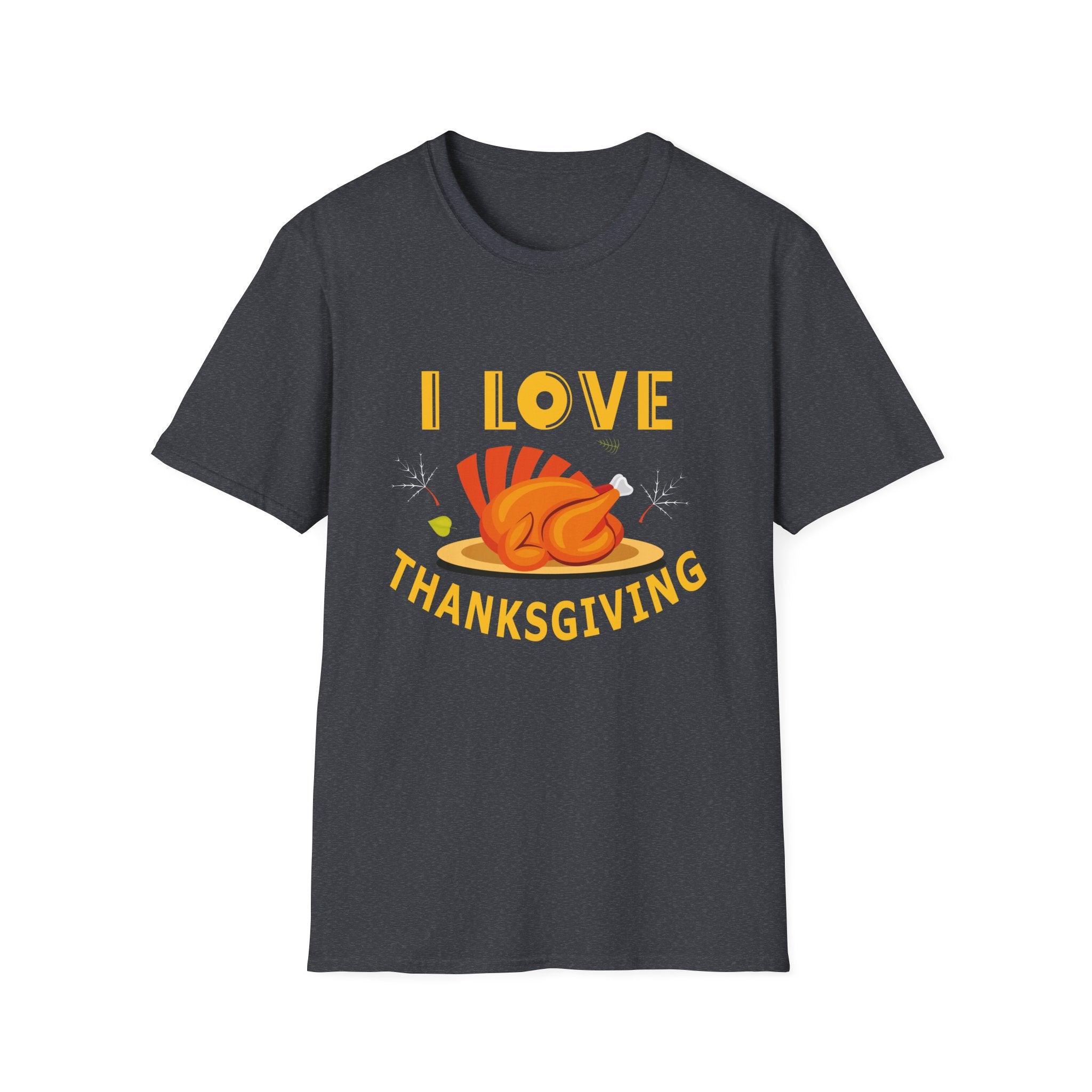Thanksgiving Themed Unisex Softstyle T-Shirt | I Love Thanksgiving Tee for Fall Celebrations, Thanksgiving Dinner, Family Gatherings, [...]