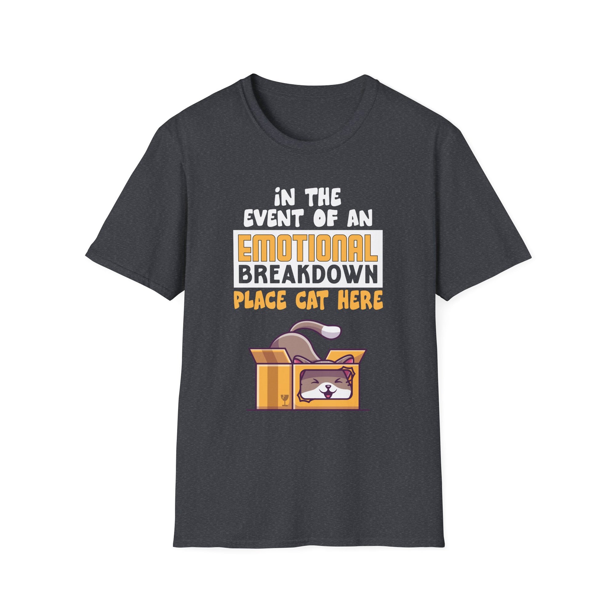 Cat Shirts for Men/Women - Funny Cat Shirts for Cat Dad/Mom Unisex Softstyle T-Shirt