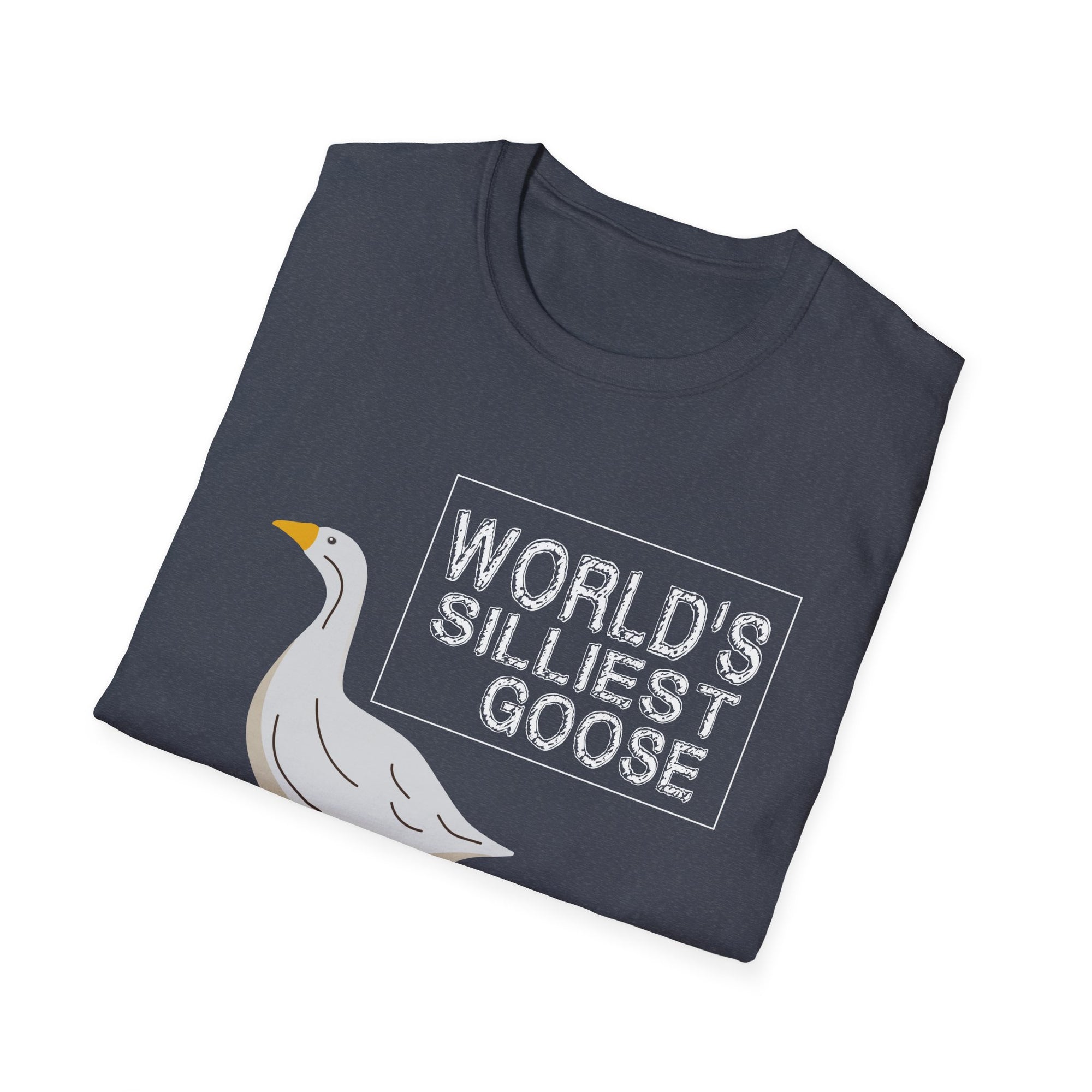Funny Goose T-Shirt, World's Silliest Goose Gift, Unisex Graphic Tee, Animal Lover Shirt, Quirky Gift for Friends