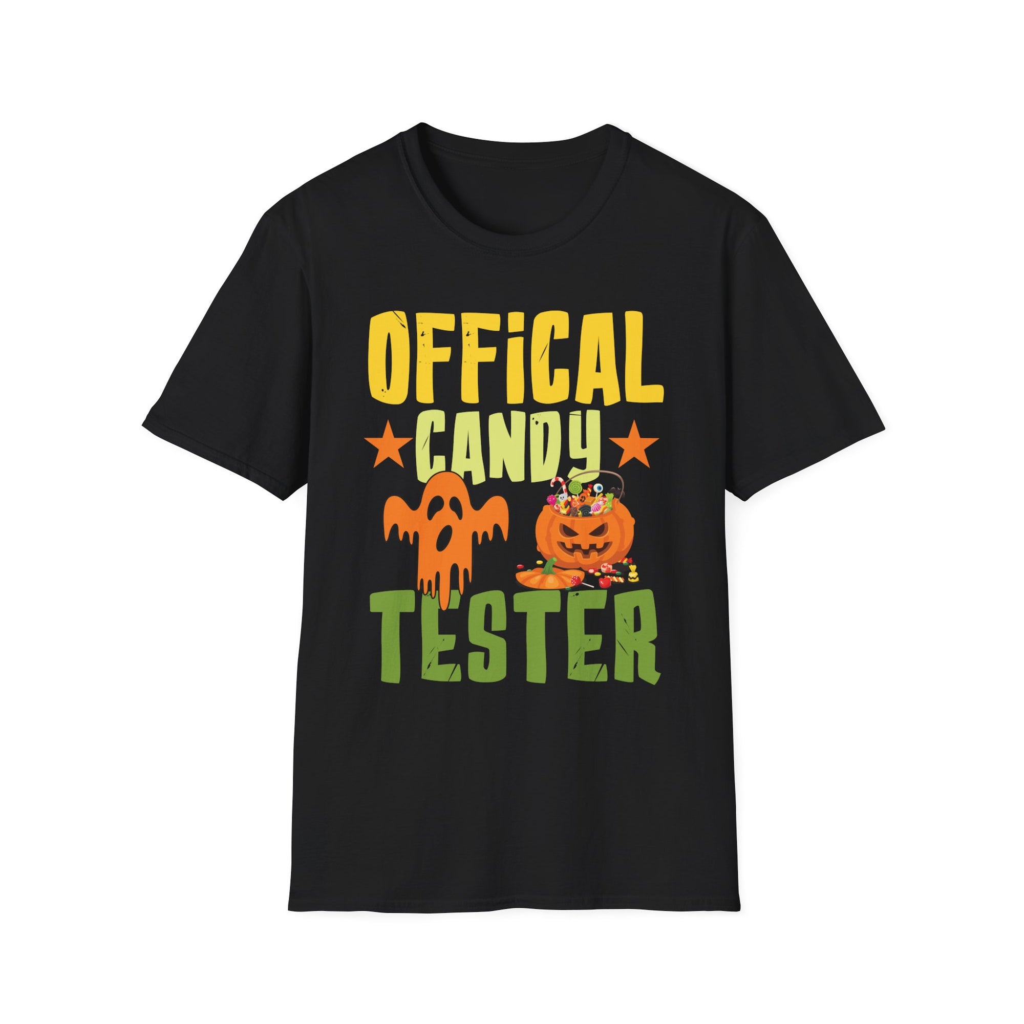 Halloween Candy Tester T-Shirt, Unisex Graphic Tee, Spooky Shirt, Fall Celebration Apparel, Trick or Treat Shirt