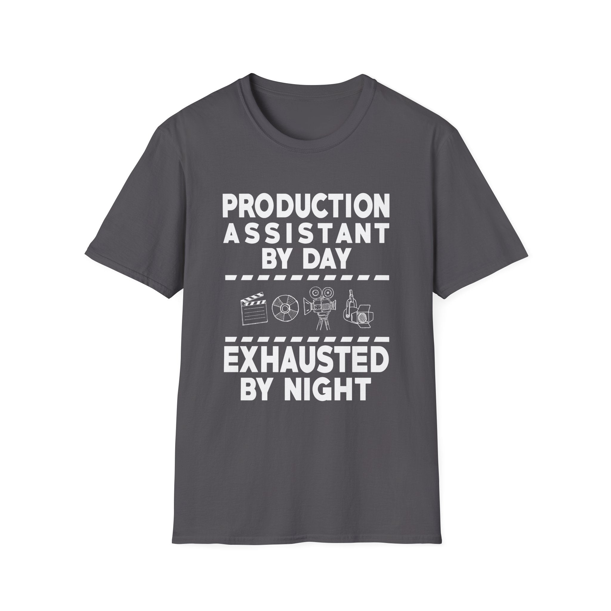 Production Assistant T-Shirt, Creative Gift for Filmmakers, Movie Lover Apparel, Fun Work Shirt, Casual Graphic Tee
