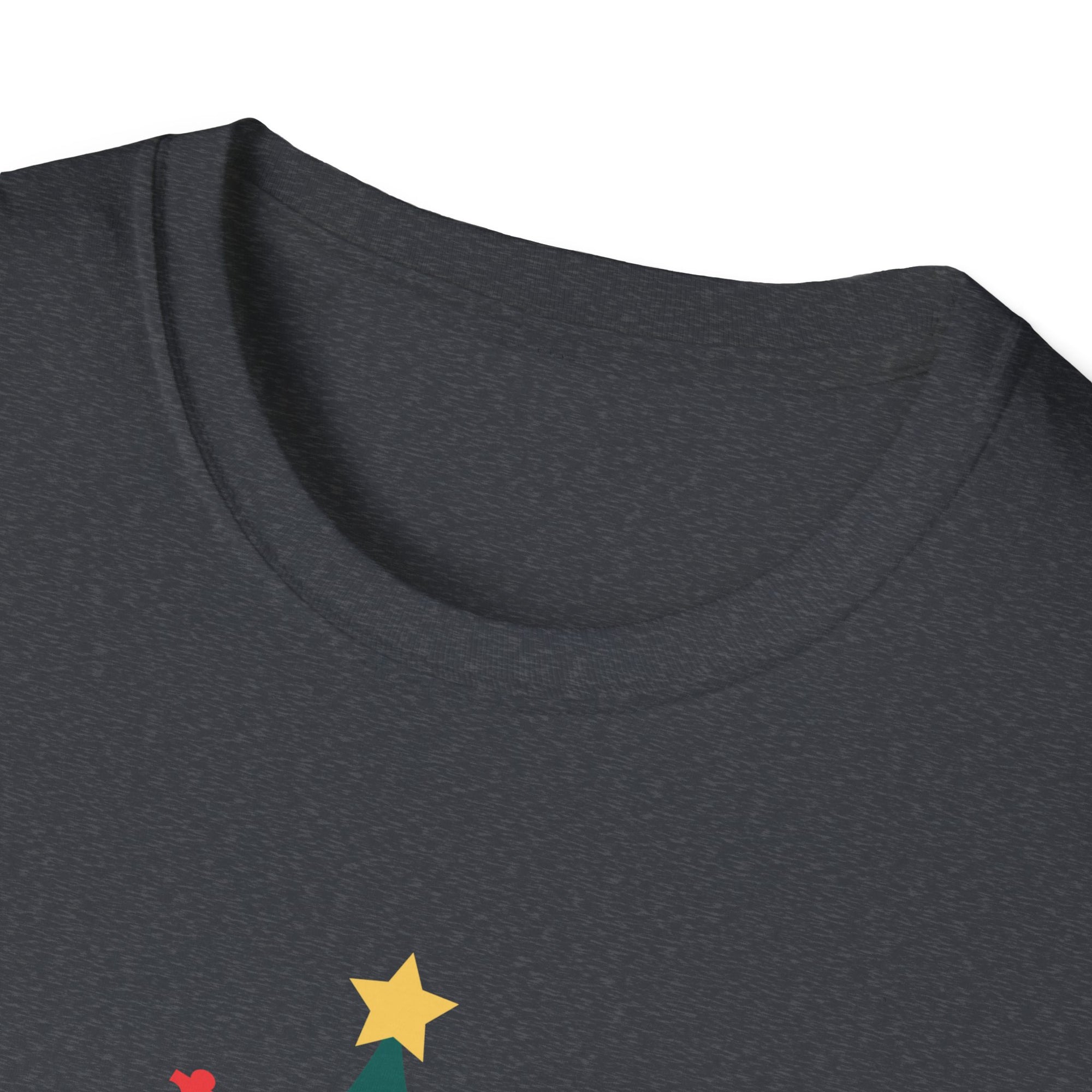 Christmas Tree Unisex Softstyle T-Shirt, Holiday Gift, Festive Apparel, Casual Wear, Christmas Celebration, Seasonal Fashion