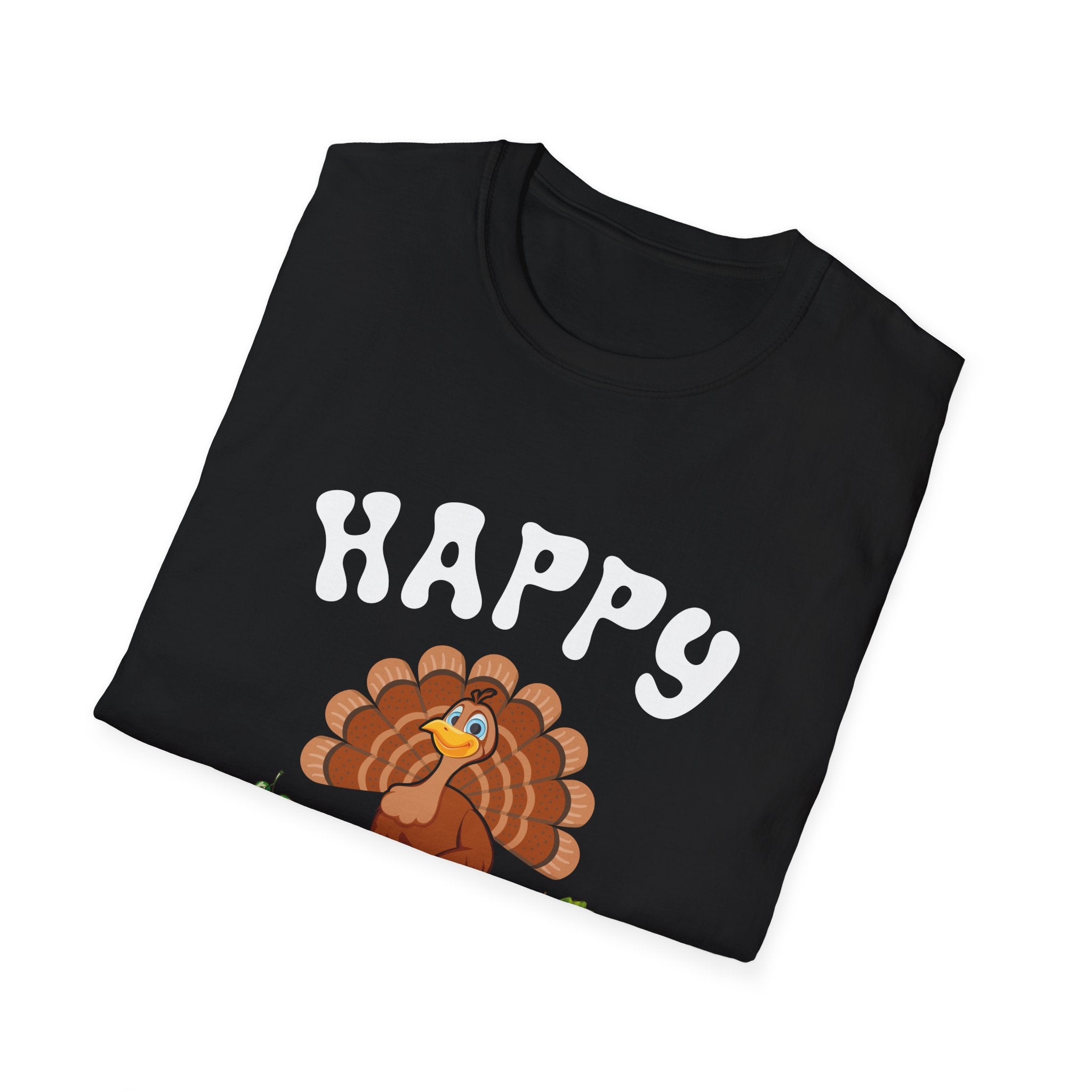 Happy Thanksgiving Unisex T-Shirt, Fall Apparel, Thanksgiving Day Gift, Family Gatherings, Cozy Outfit