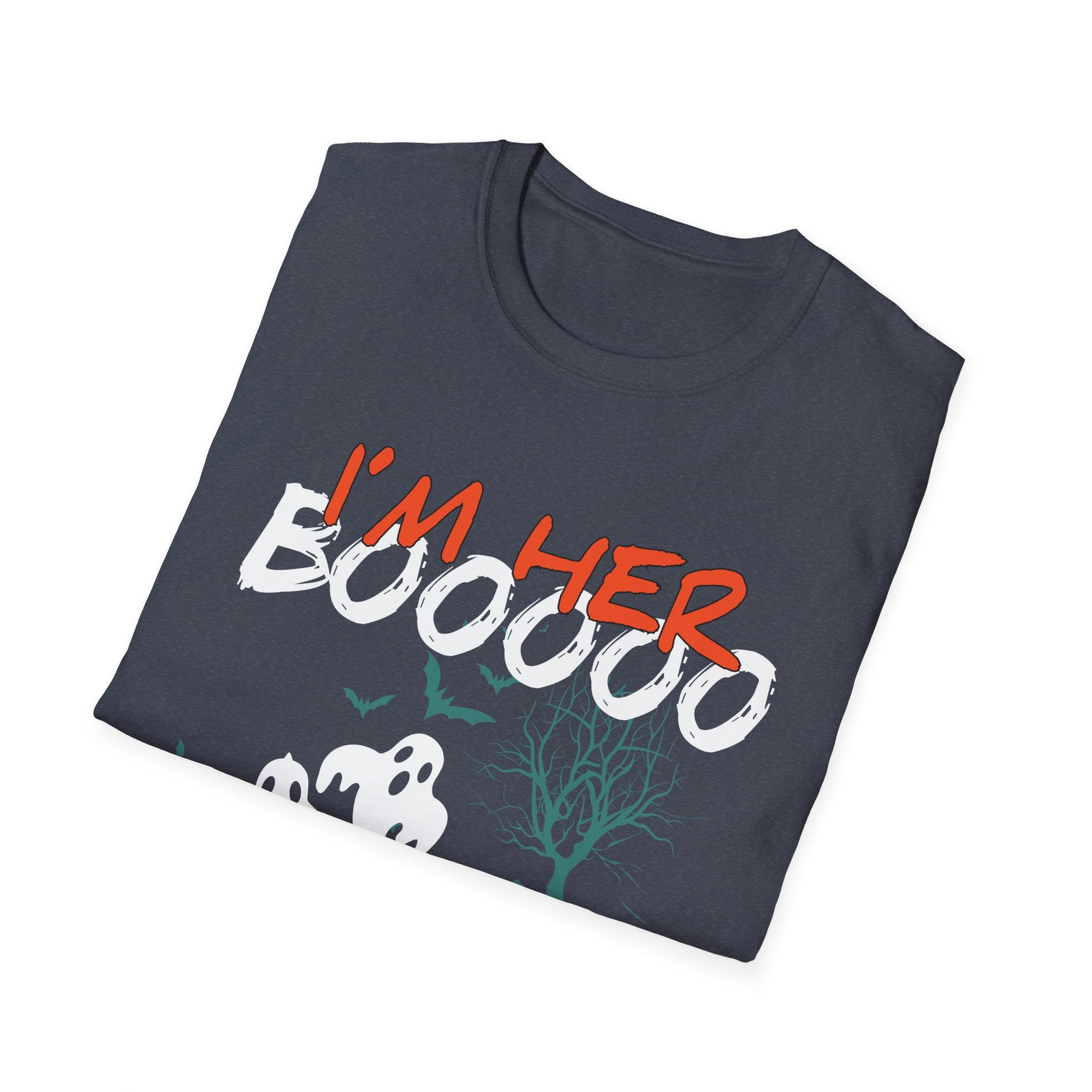 Halloween Couple's Tee - I'm Her Boooooo, Spooky T-Shirt, Unisex Halloween Shirt, Ghost Lover Tee, Fun Halloween Apparel, Holiday Gift Idea
