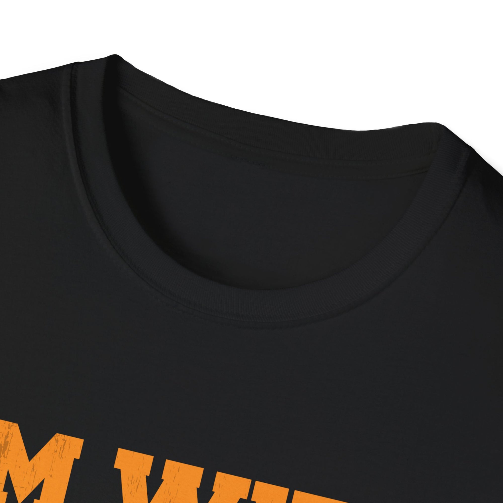 Witch Partner T-Shirt, Unisex Softstyle Tee, Halloween Shirt, Funny Witch Shirt, Gift for Halloween Lover, I'm With The Witch Tee