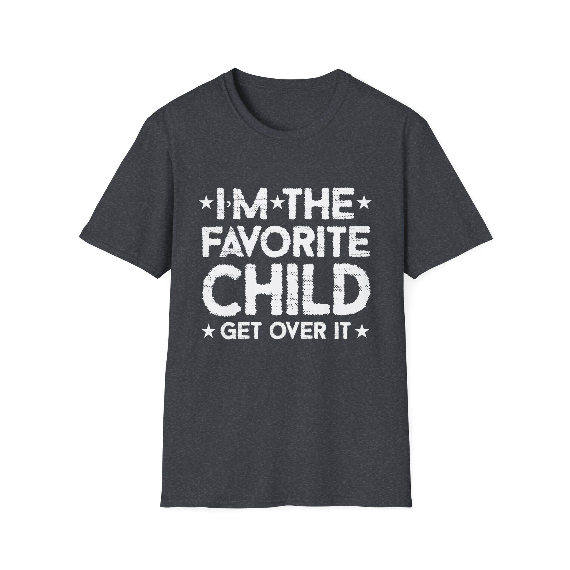 Funny Favorite Child T-Shirt, Unisex Softstyle Tee, Family Humor Shirt, Gifts for Siblings, Casual Wear, Birthday Gift