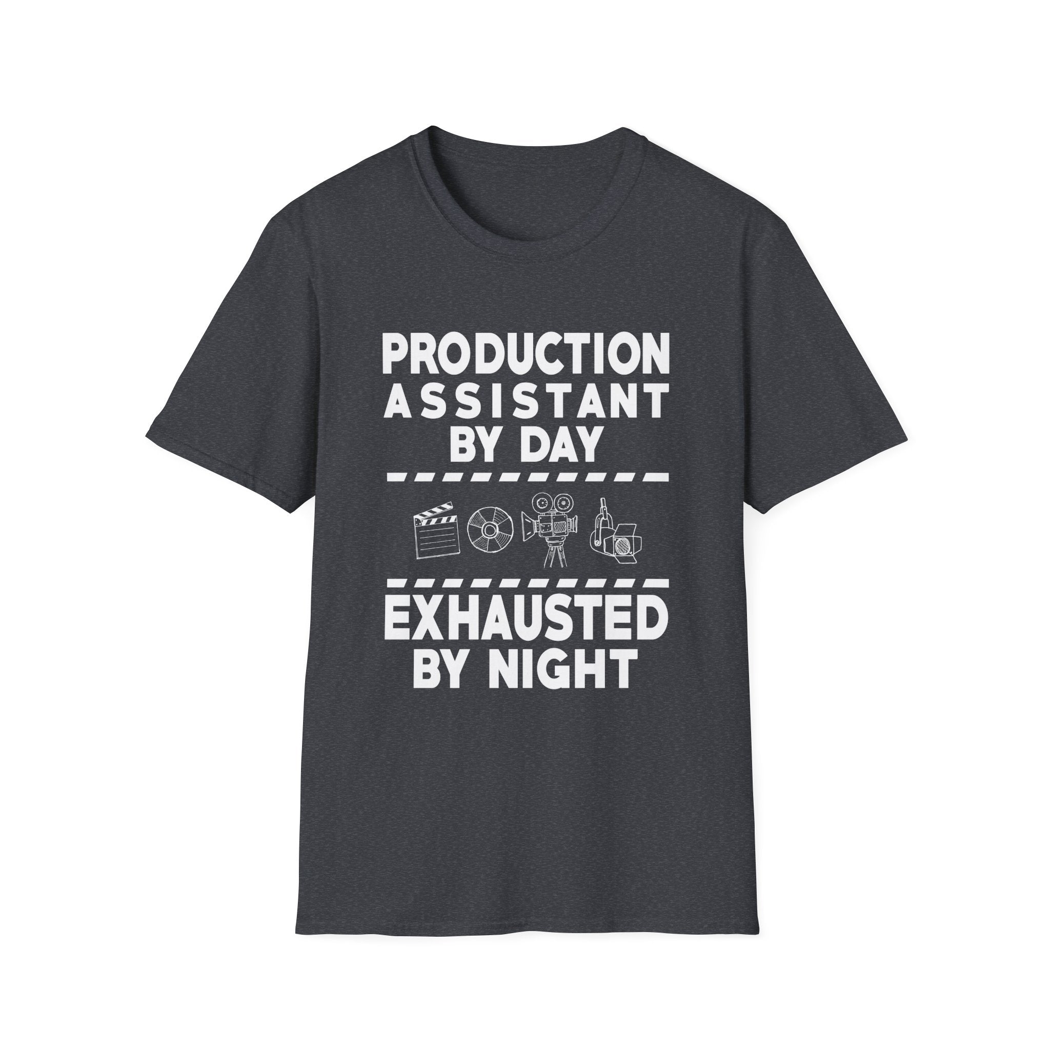 Production Assistant T-Shirt, Creative Gift for Filmmakers, Movie Lover Apparel, Fun Work Shirt, Casual Graphic Tee