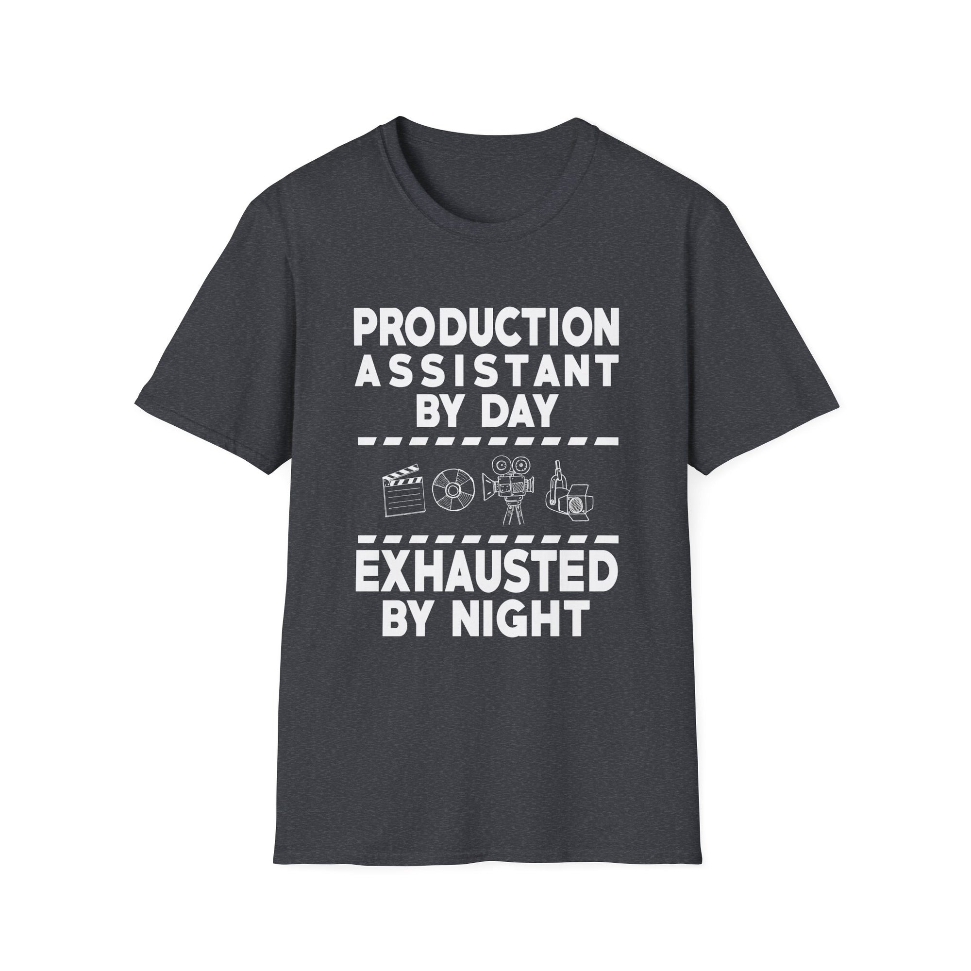 Production Assistant T-Shirt, Creative Gift for Filmmakers, Movie Lover Apparel, Fun Work Shirt, Casual Graphic Tee