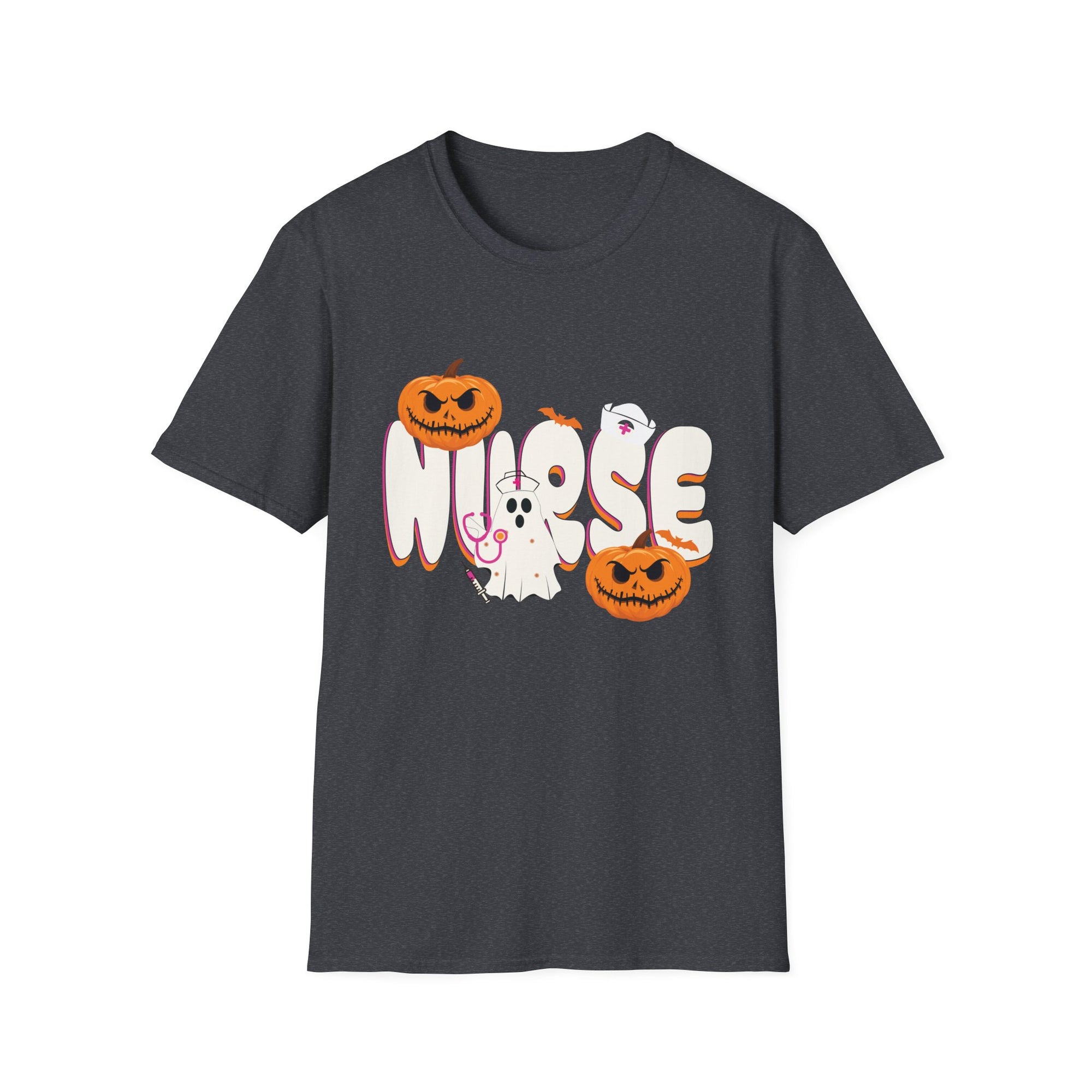 Spooky Ghost Moose T-Shirt, Halloween T-Shirt, Fall Fashion, Unisex Tee, Gift for Halloween Lovers, Cute Pumpkin Tee