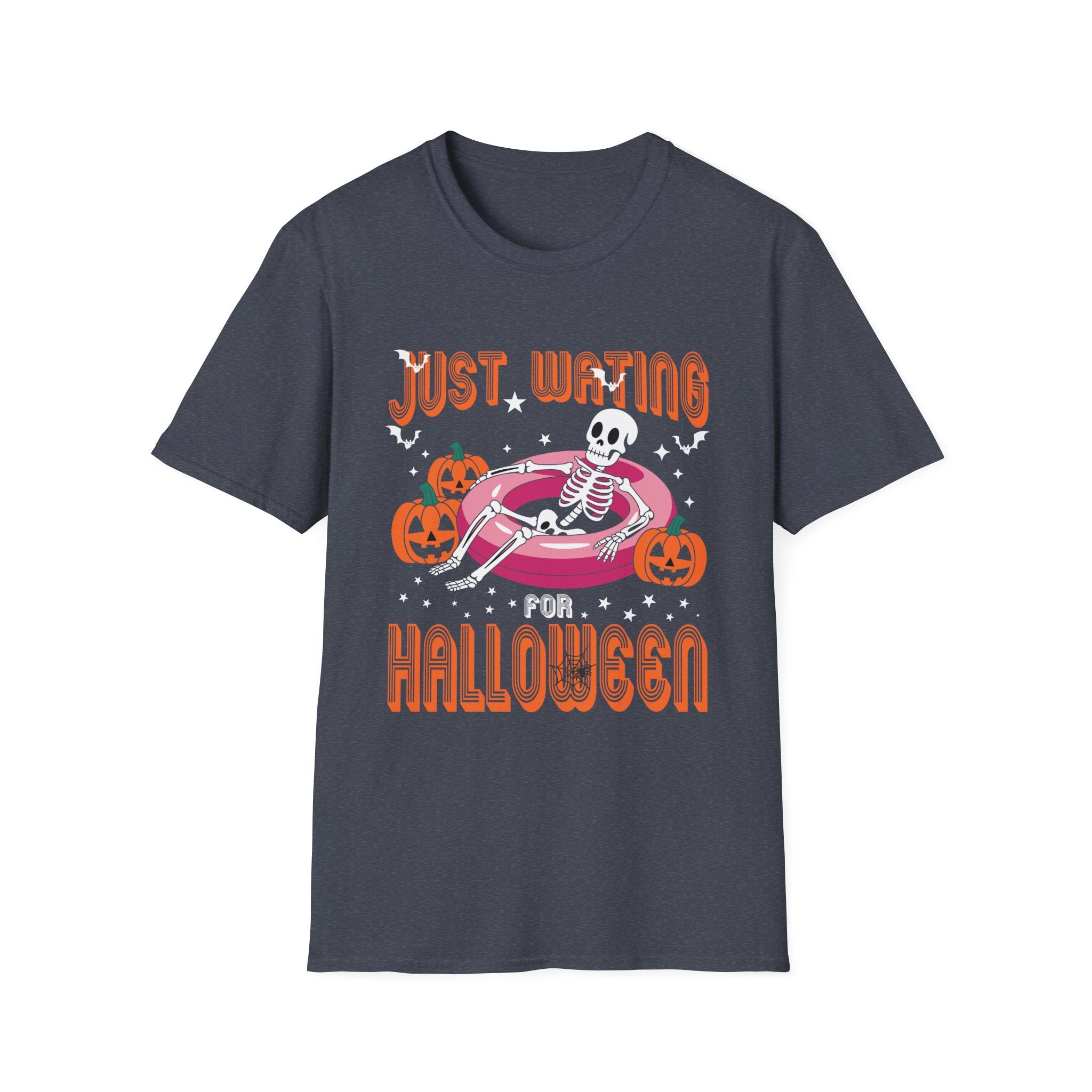 Halloween Skeleton T-Shirt | Unisex Softstyle Shirt, Fun Fall Apparel, Halloween Costume Tee, Spooky Season Shirt, Gift for Halloween Lovers