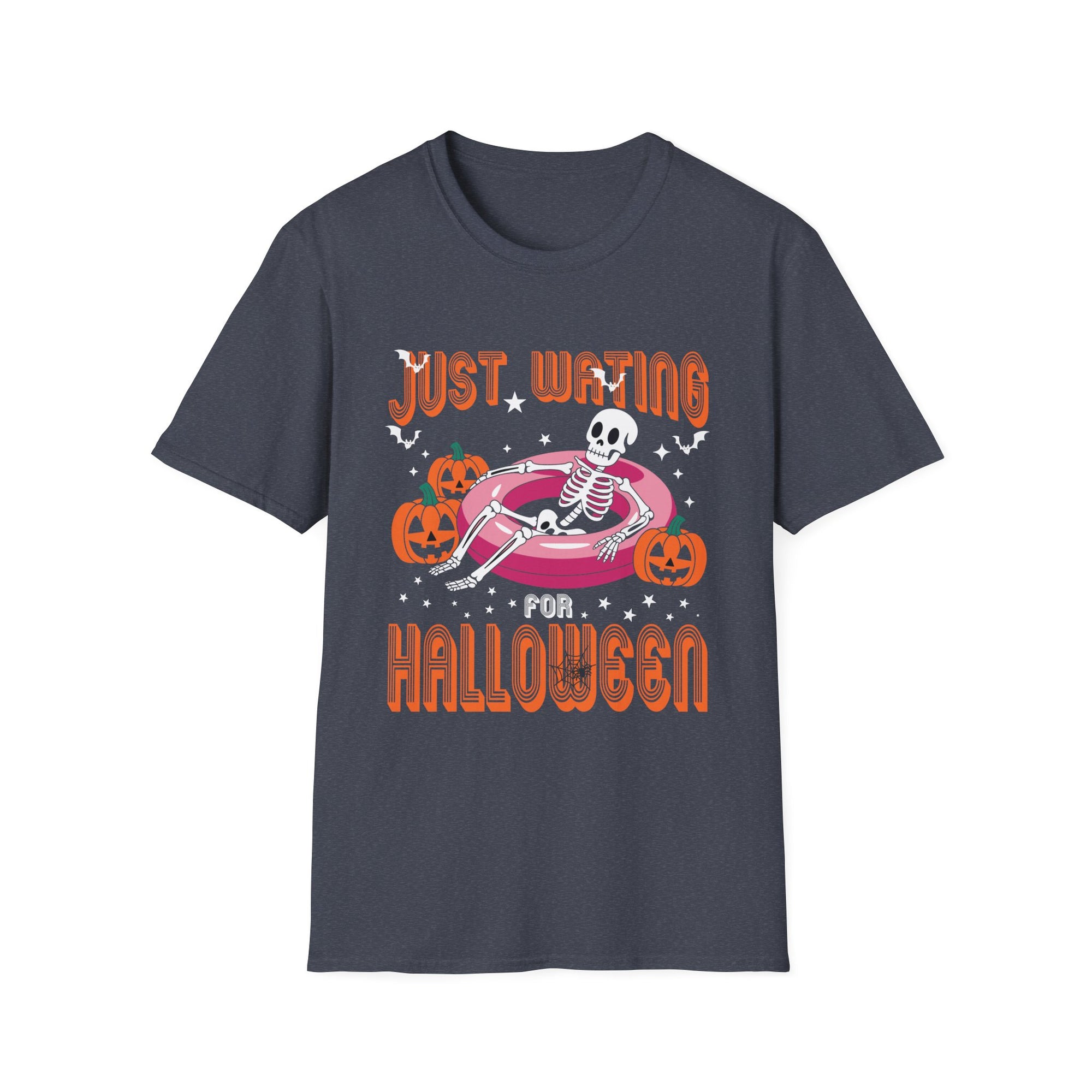 Halloween Skeleton T-Shirt | Unisex Softstyle Shirt, Fun Fall Apparel, Halloween Costume Tee, Spooky Season Shirt, Gift for Halloween Lovers