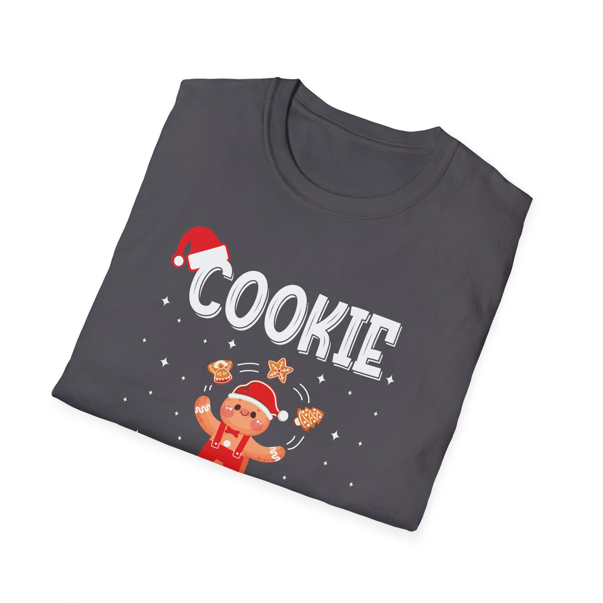 Cookie Baking Crew T-Shirt, Unisex Baking Tee, Holiday Gift, Christmas Shirt, Cute Baking Apparel, Family Matching Outfit
