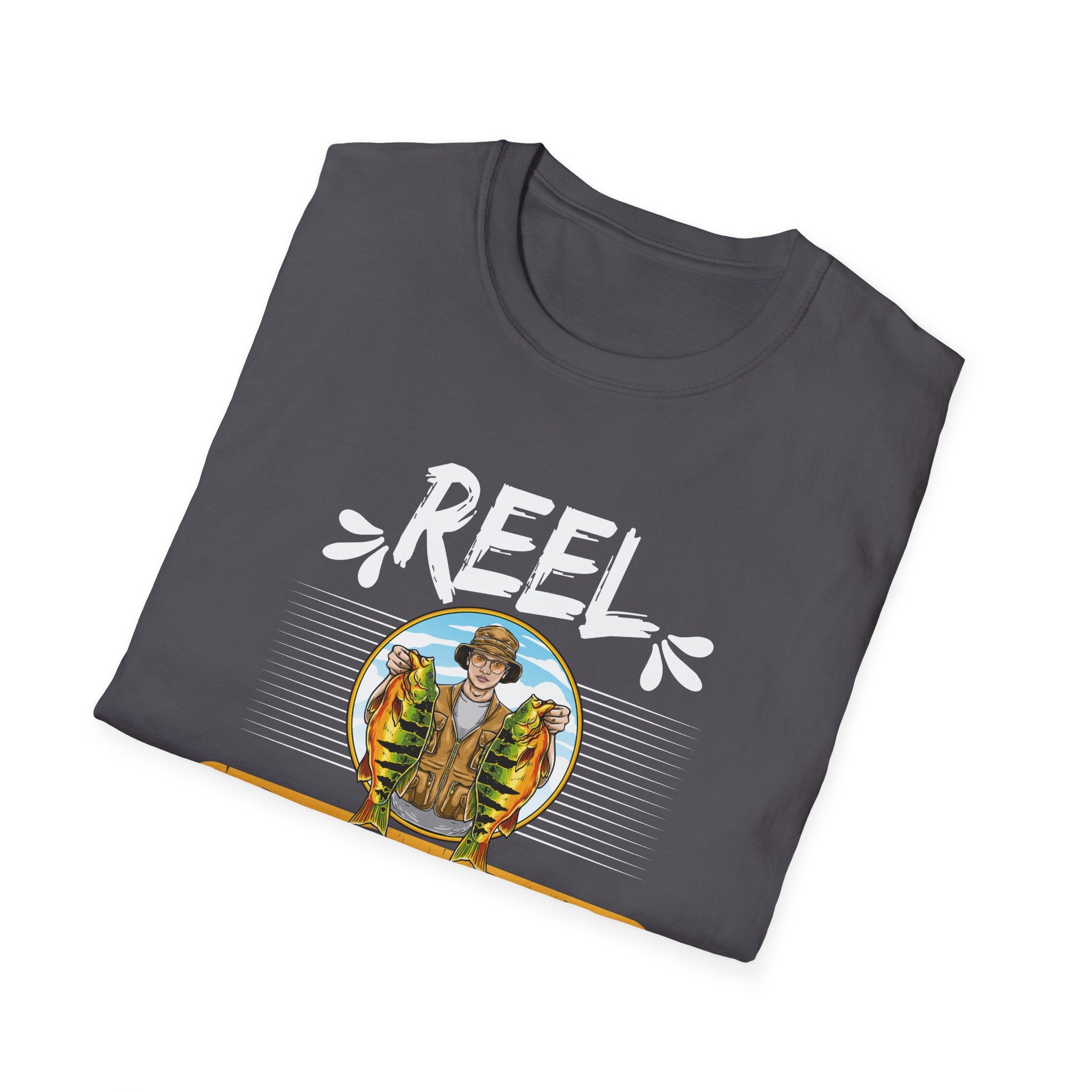 Reel Cool Paw Paw T-Shirt, Funny Grandpa Gift, Fishing Enthusiast Apparel, Unisex Graphic Tee, Outdoor Adventure Shirt