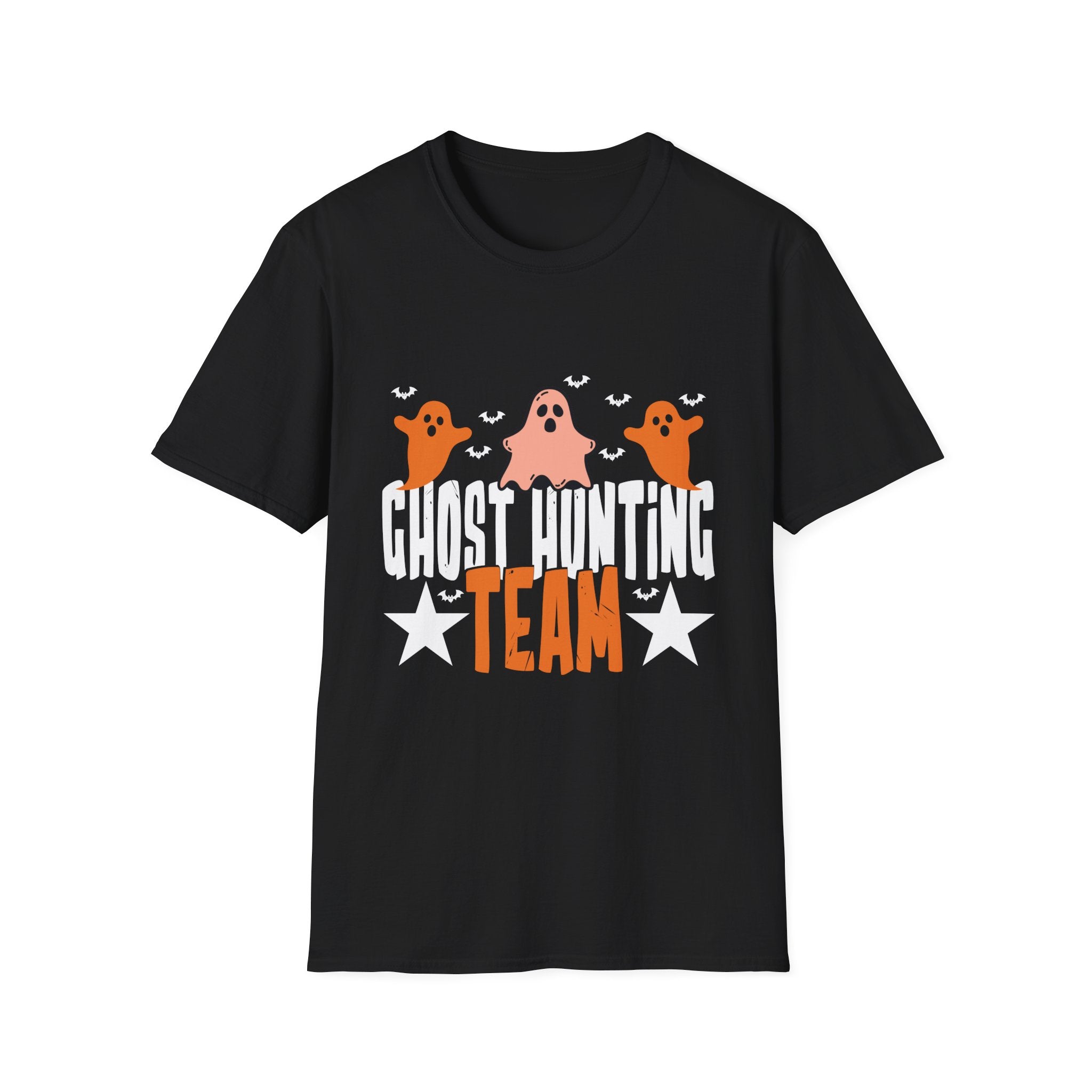 Ghost Hunting Team Unisex Softstyle T-Shirt - Perfect for Halloween Parties, Costumes, Gifts, and Team Events!