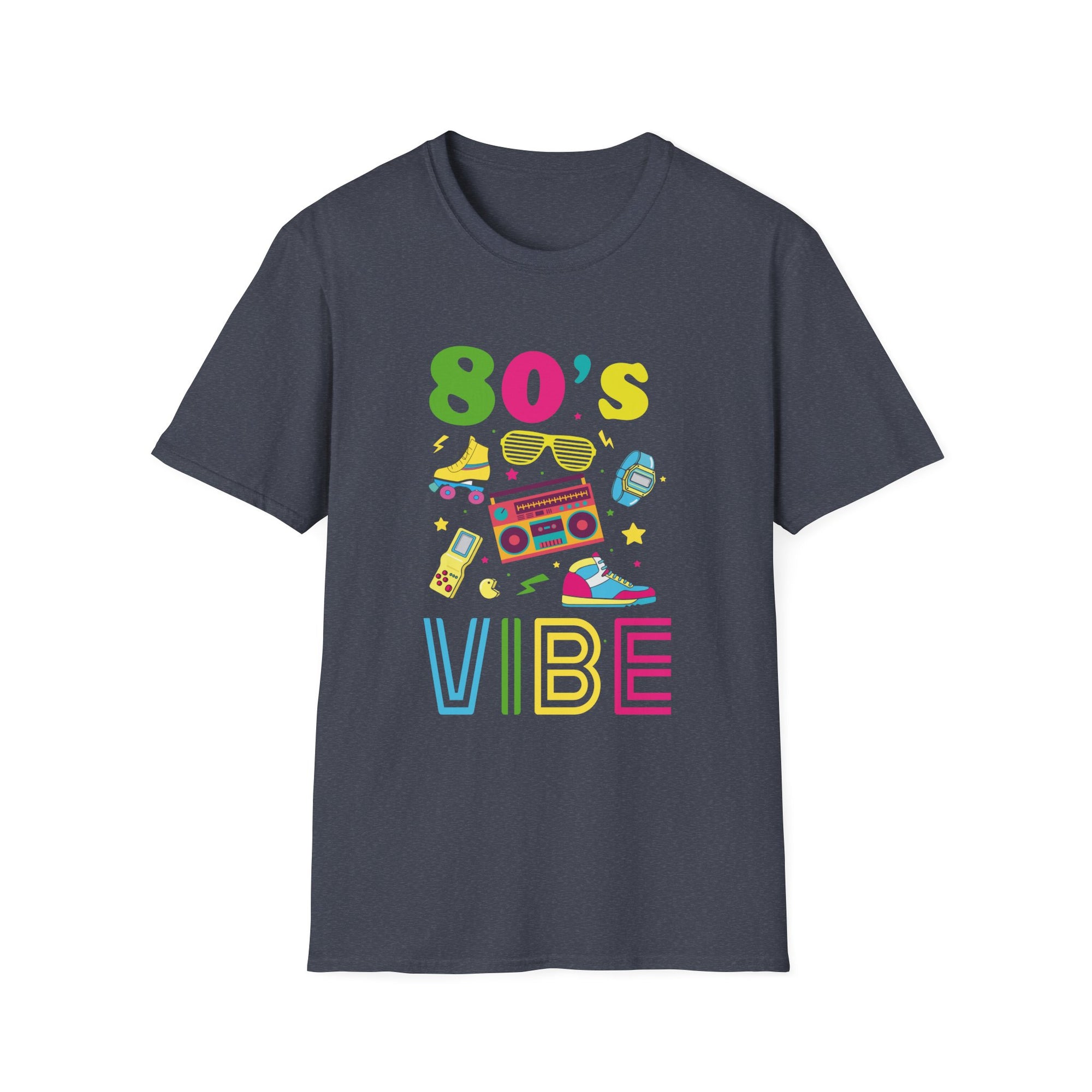 Retro 80's Vibe Unisex T-Shirt, 80s Nostalgia Tee, Music Lover Gift, Vintage Style Shirt, Fun Casual Wear