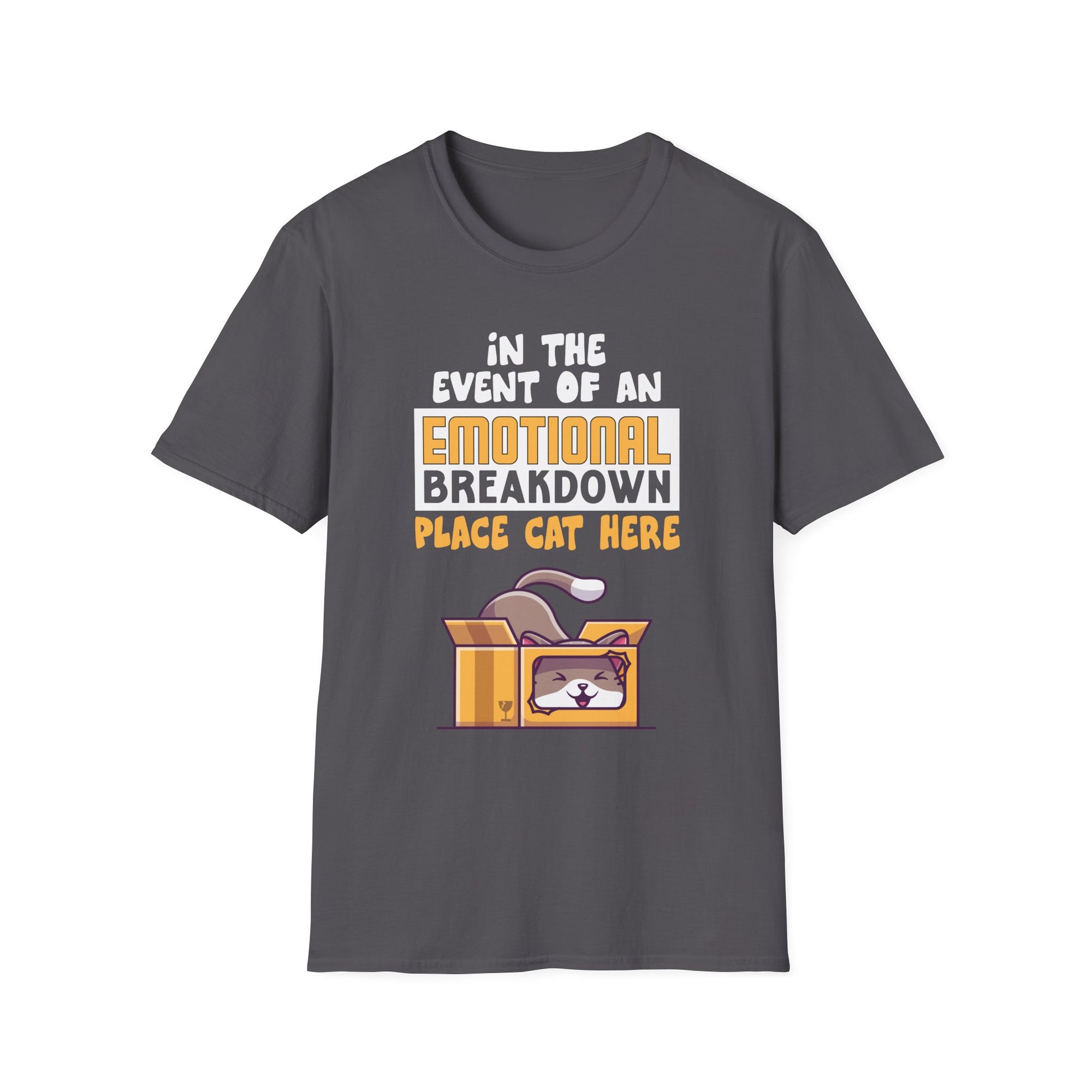 Cat Shirts for Men/Women - Funny Cat Shirts for Cat Dad/Mom Unisex Softstyle T-Shirt