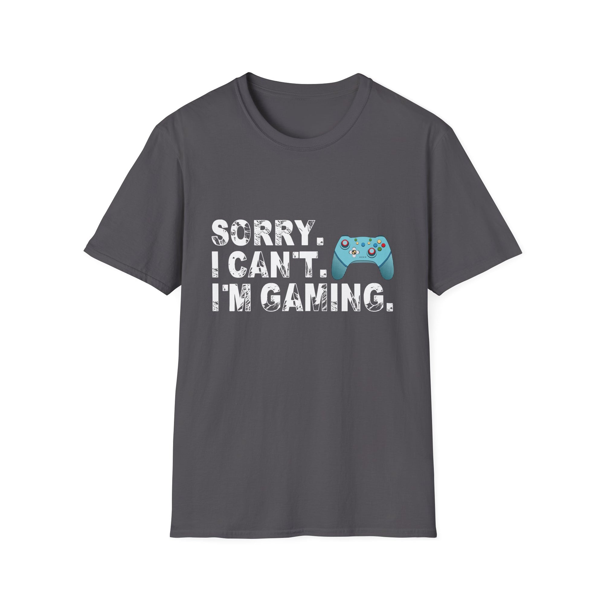 Unisex Gamer T-Shirt - Sorry I Can't, I'm Gaming - Perfect Gift for Gamers, Casual Wear, Birthday Gift, Gaming Events, Fun Apparel