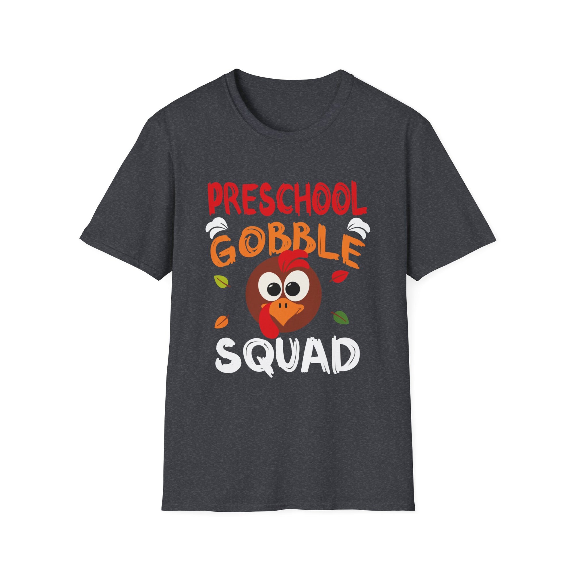 Thanksgiving Preschool Gobble Squad T-Shirt, Holiday Tee, Turkey Shirt, Family Gatherings, Autumn Apparel, Kids Fun Wear