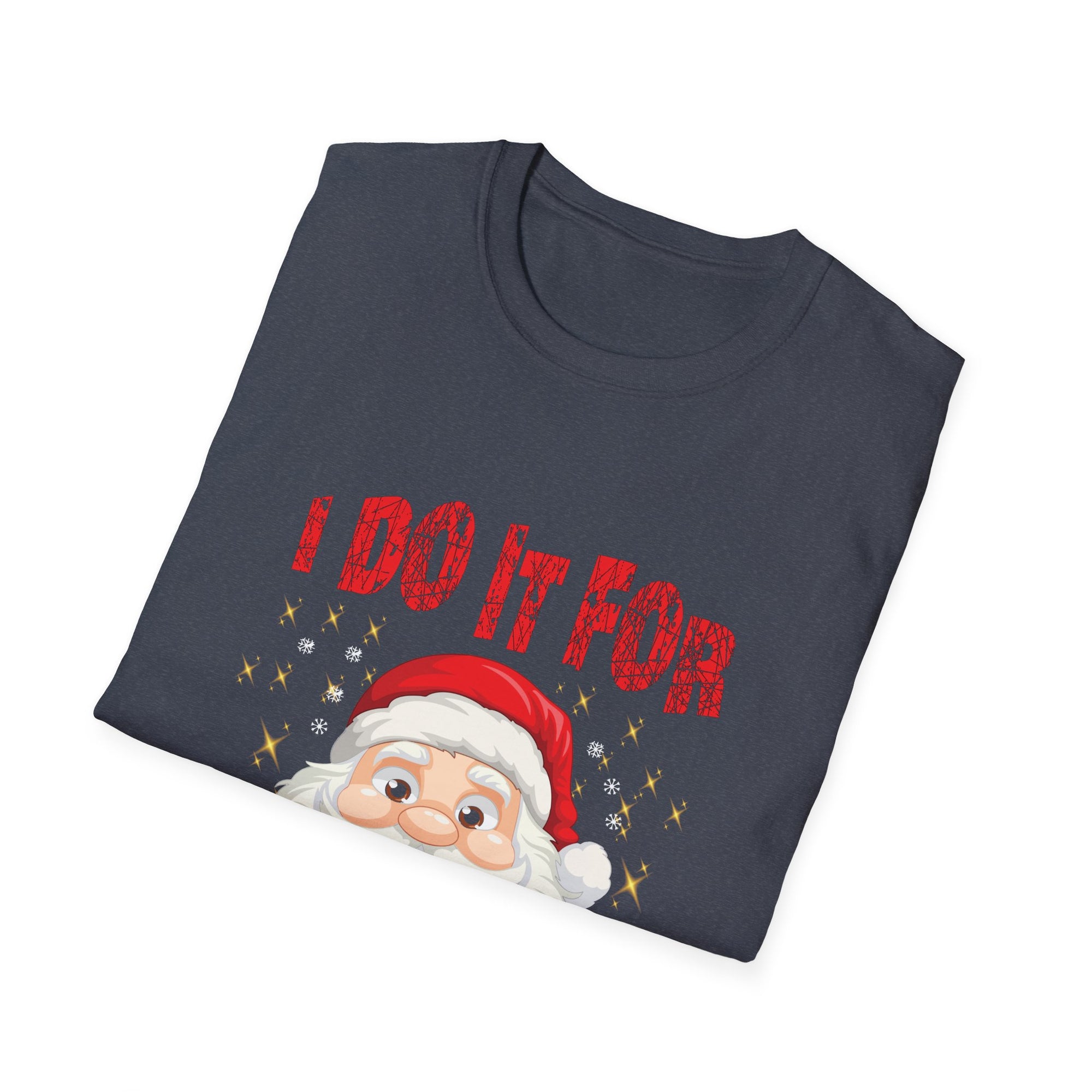 Funny Christmas T-Shirt, Graphic Tee, Holiday Humor Shirt, Santa Claus Gift, Unisex Festive Apparel