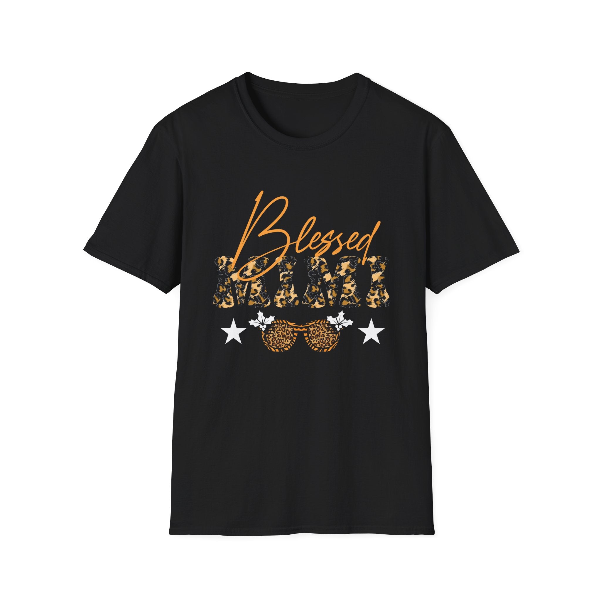 Blessed Leopard Print Unisex T-Shirt, Faith-Based Gift, Motivational Top, Everyday Wear, Spiritual Apparel