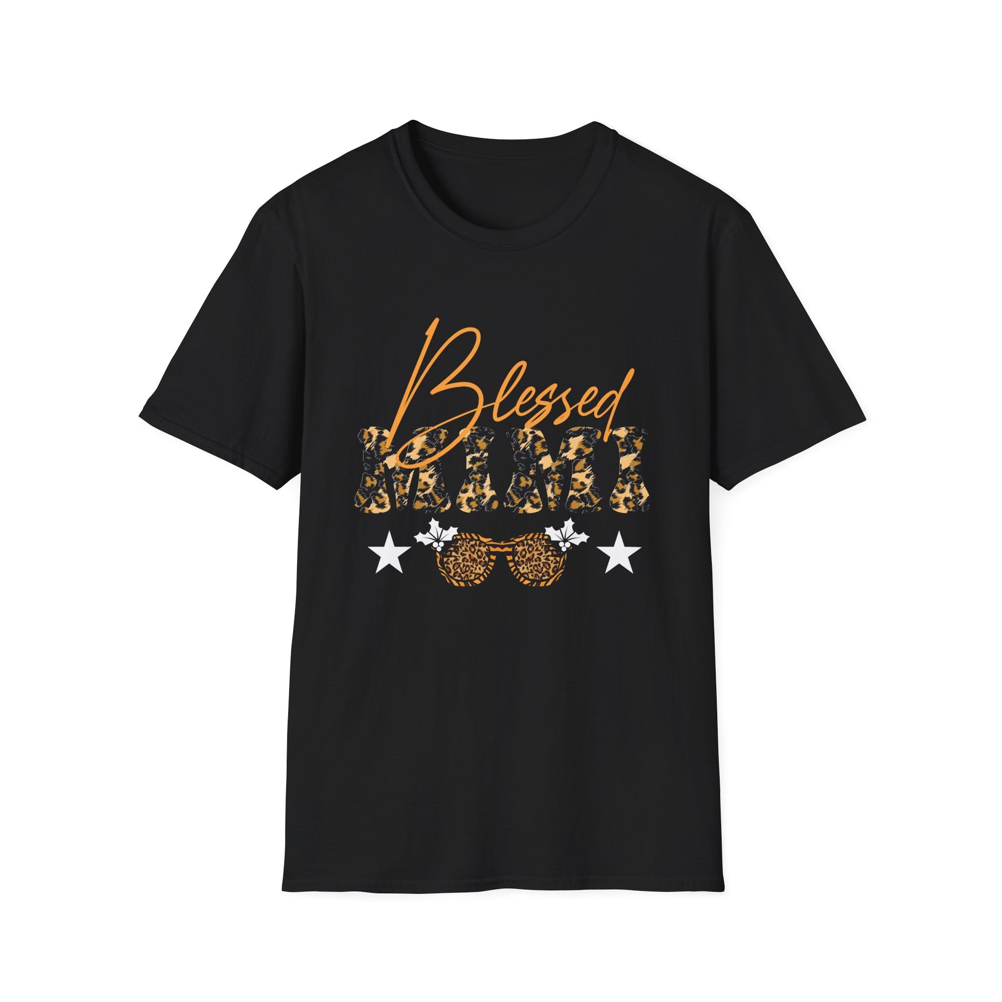 Blessed Leopard Print Unisex T-Shirt, Faith-Based Gift, Motivational Top, Everyday Wear, Spiritual Apparel