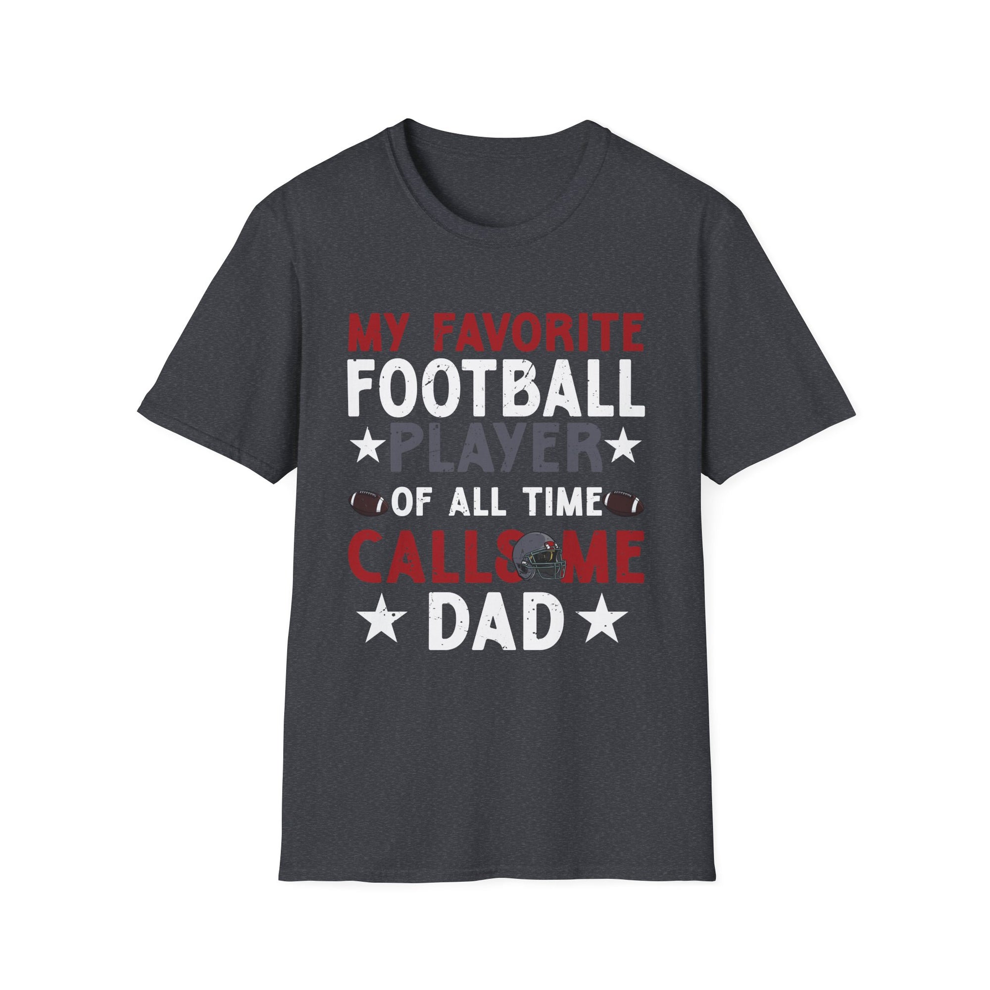 Dad's Favorite Football Player T-Shirt | Unisex Softstyle Tee, Sports Dad Gift, Father's Day Apparel, Game Day Shirt, Football Lover Gift