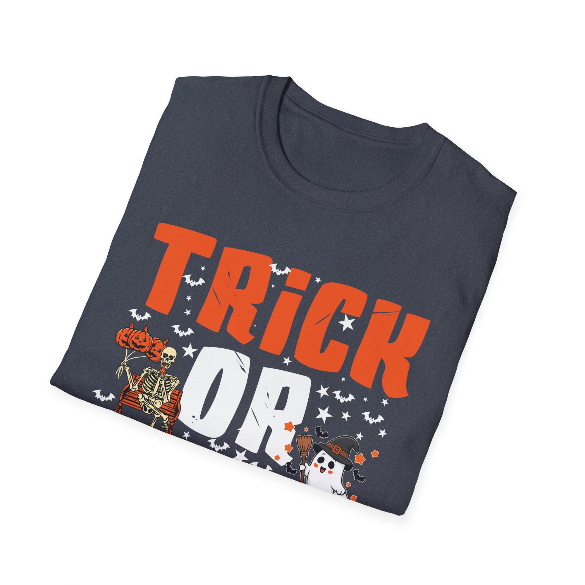 Halloween Trick or Teach Unisex T-Shirt, Funny Teacher Shirt, Gift for Educators, Halloween Costume Tee, Fall Festivities Apparel