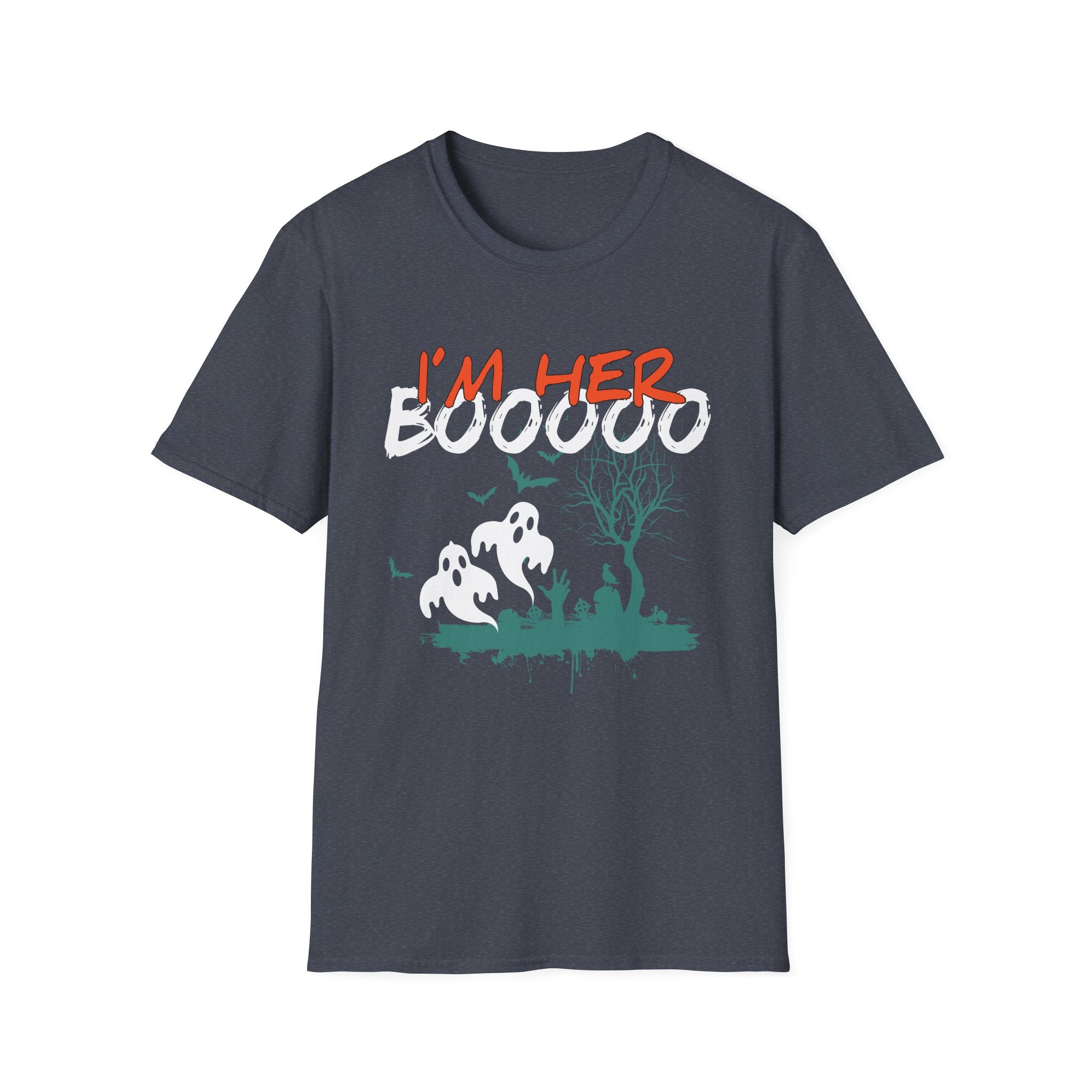 Halloween Couple's Tee - I'm Her Boooooo, Spooky T-Shirt, Unisex Halloween Shirt, Ghost Lover Tee, Fun Halloween Apparel, Holiday Gift Idea