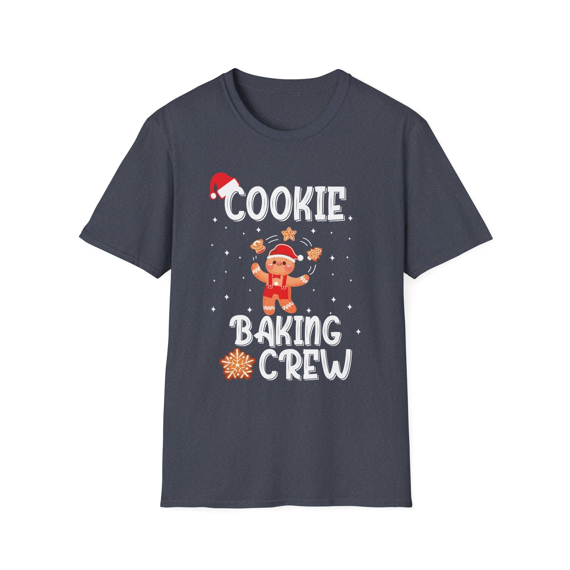 Cookie Baking Crew T-Shirt, Unisex Baking Tee, Holiday Gift, Christmas Shirt, Cute Baking Apparel, Family Matching Outfit