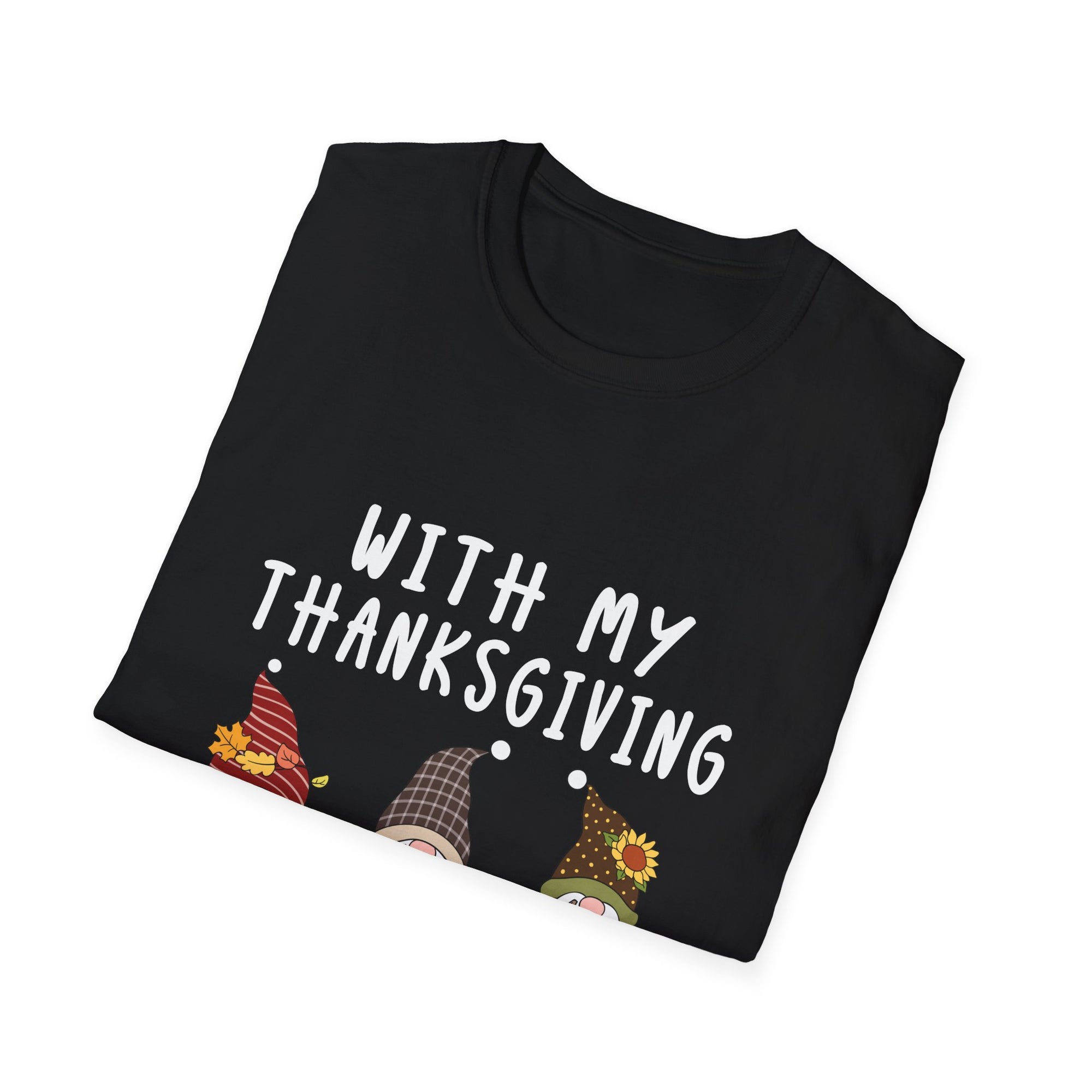 Thanksgiving Gnomies T-Shirt, Funny Thanksgiving Shirt, Holiday Tee, Family Gathering Apparel, Fall Celebration Top