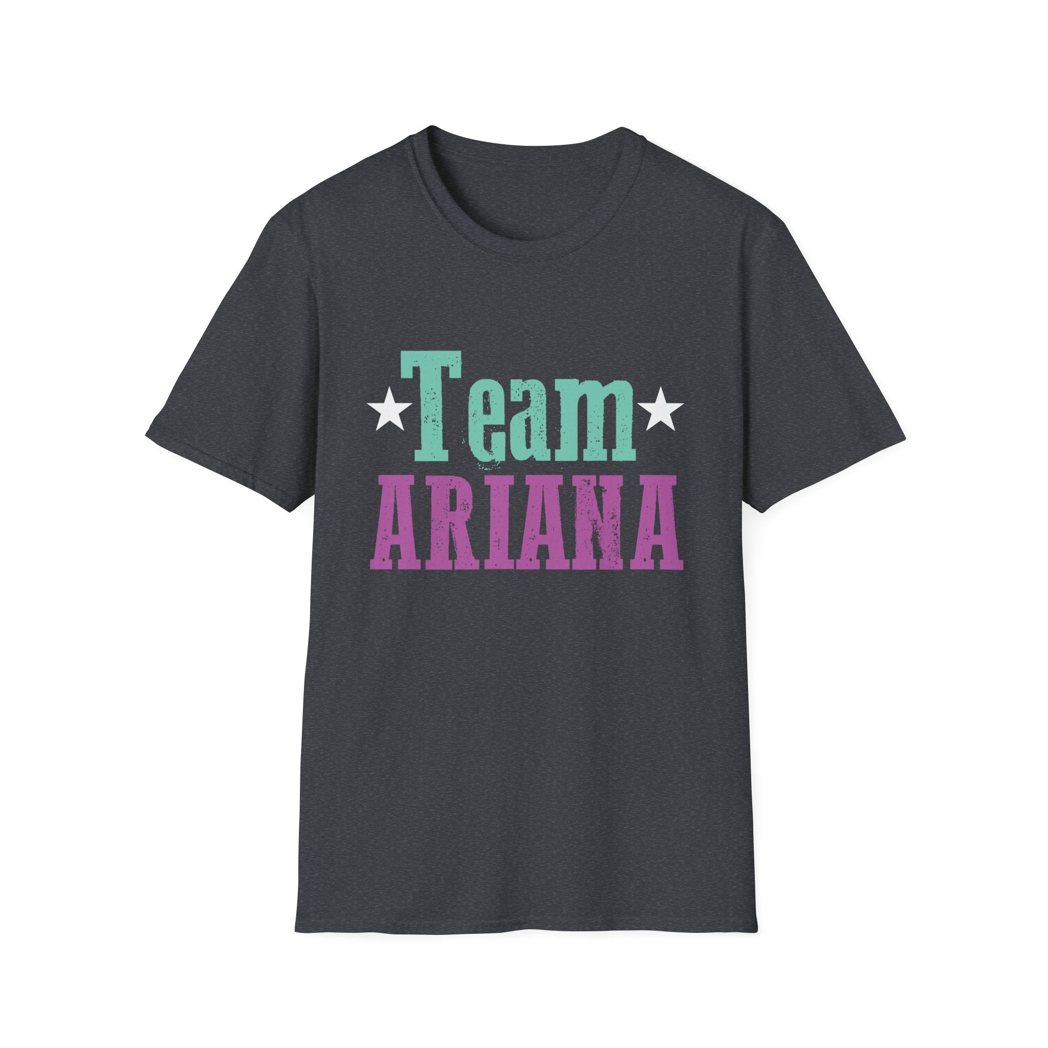 Team Ariana Unisex Softstyle T-Shirt | Supportive Gift for Fans | Casual Wear | Birthday, Concert, Team Spirit