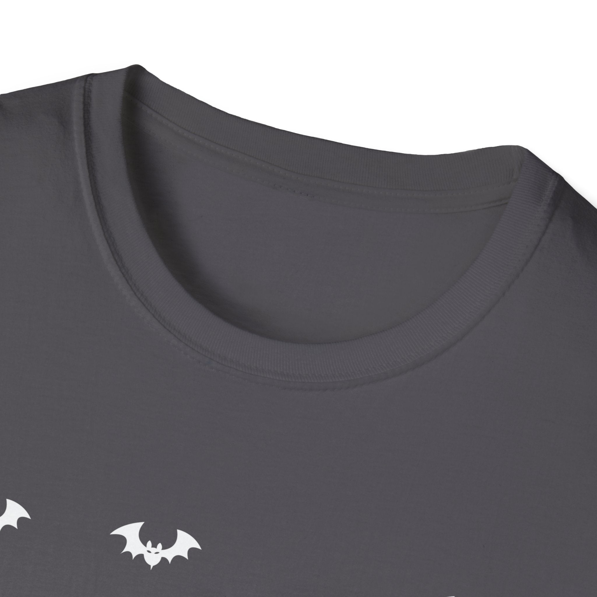 Halloween Spider Web T-Shirt, Unisex Spooky Tee, Bat Graphic Shirt, Perfect for Halloween Parties, Fall Fashion