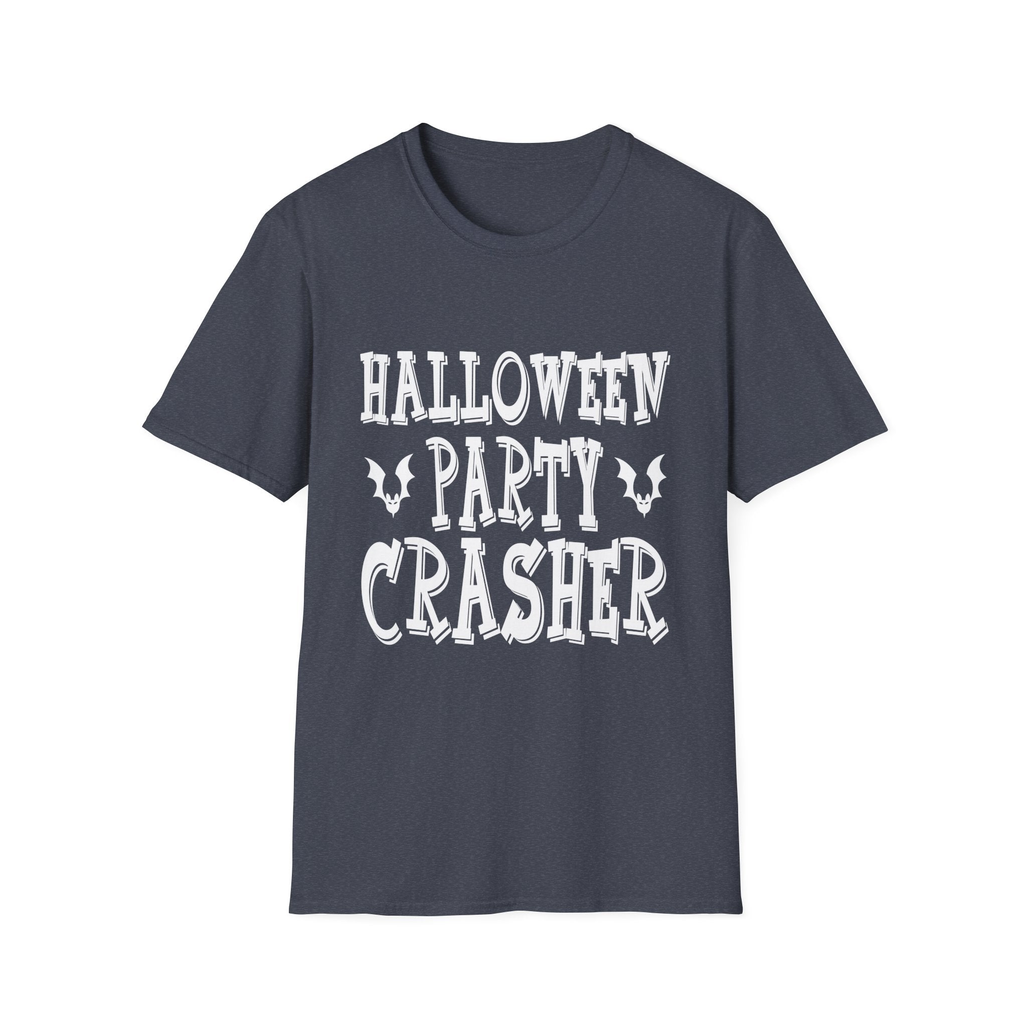 Halloween Party Crasher T-Shirt, Unisex Halloween Tee, Fun Costume Shirt, Casual Spooky Apparel, Halloween Gift Idea