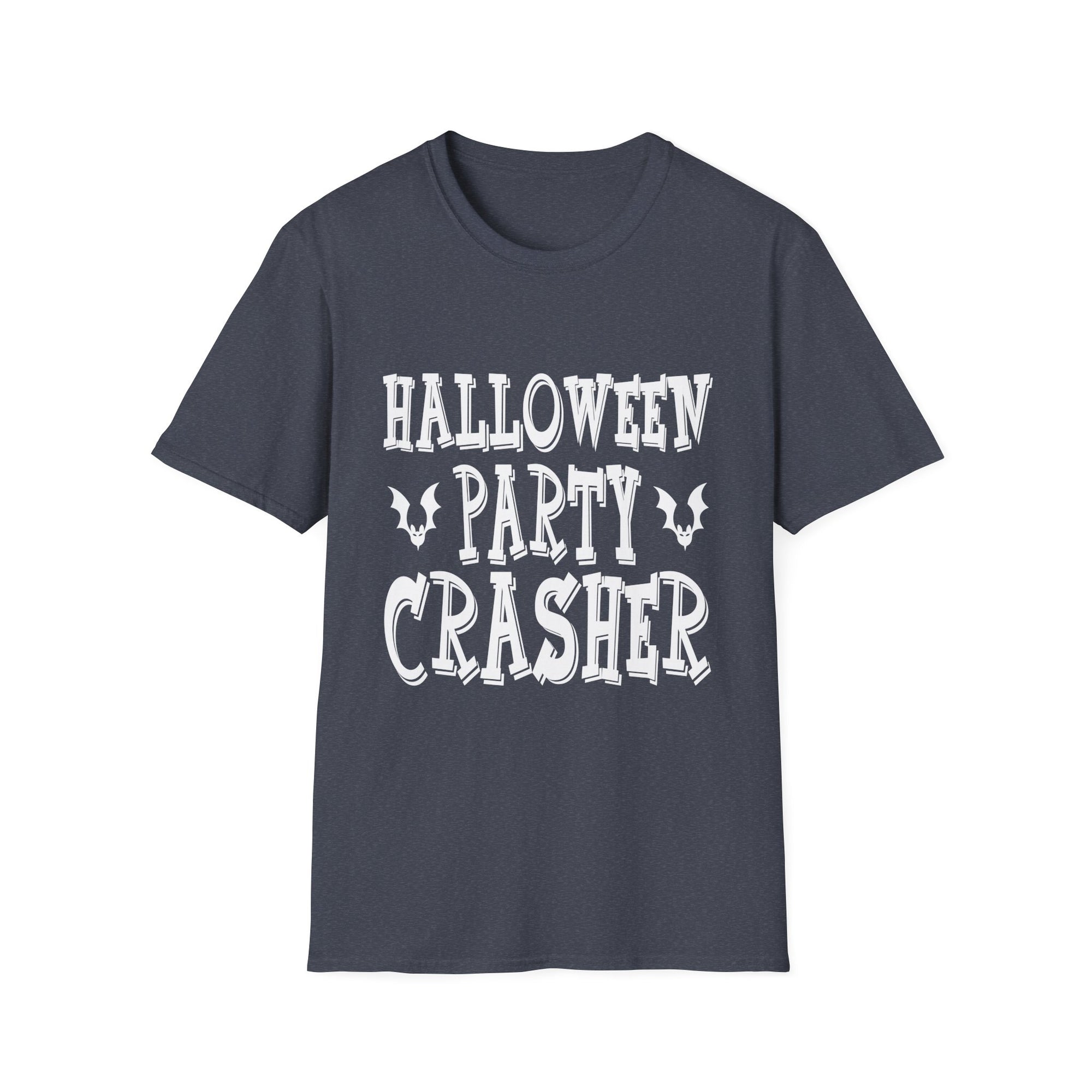 Halloween Party Crasher T-Shirt, Unisex Halloween Tee, Fun Costume Shirt, Casual Spooky Apparel, Halloween Gift Idea