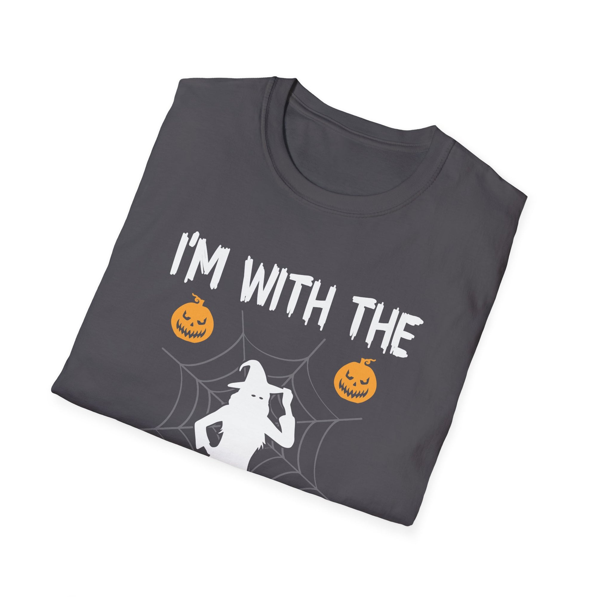 Halloween Bank Robber T-Shirt, Unisex Softstyle Tee, Spooky Season Apparel, Funny Costume Shirt, Perfect for Halloween Parties