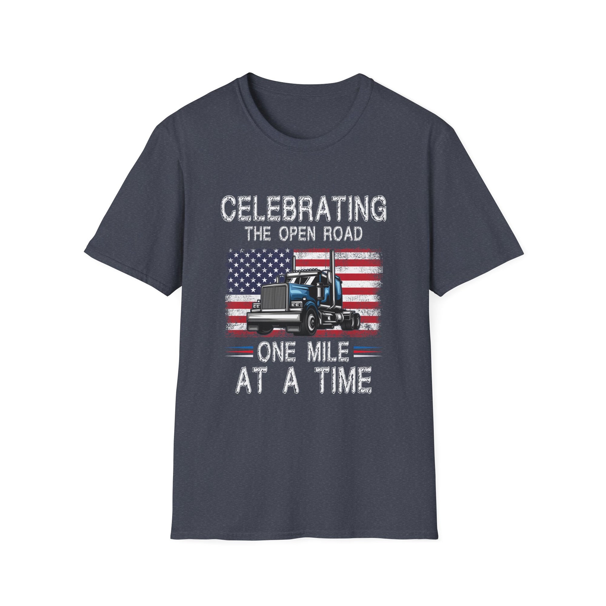 Open Road Celebrating Unisex T-Shirt - Perfect Gift for Truck Drivers, Road Trip Lovers, Independence Day, Adventure Seekers, and [...]