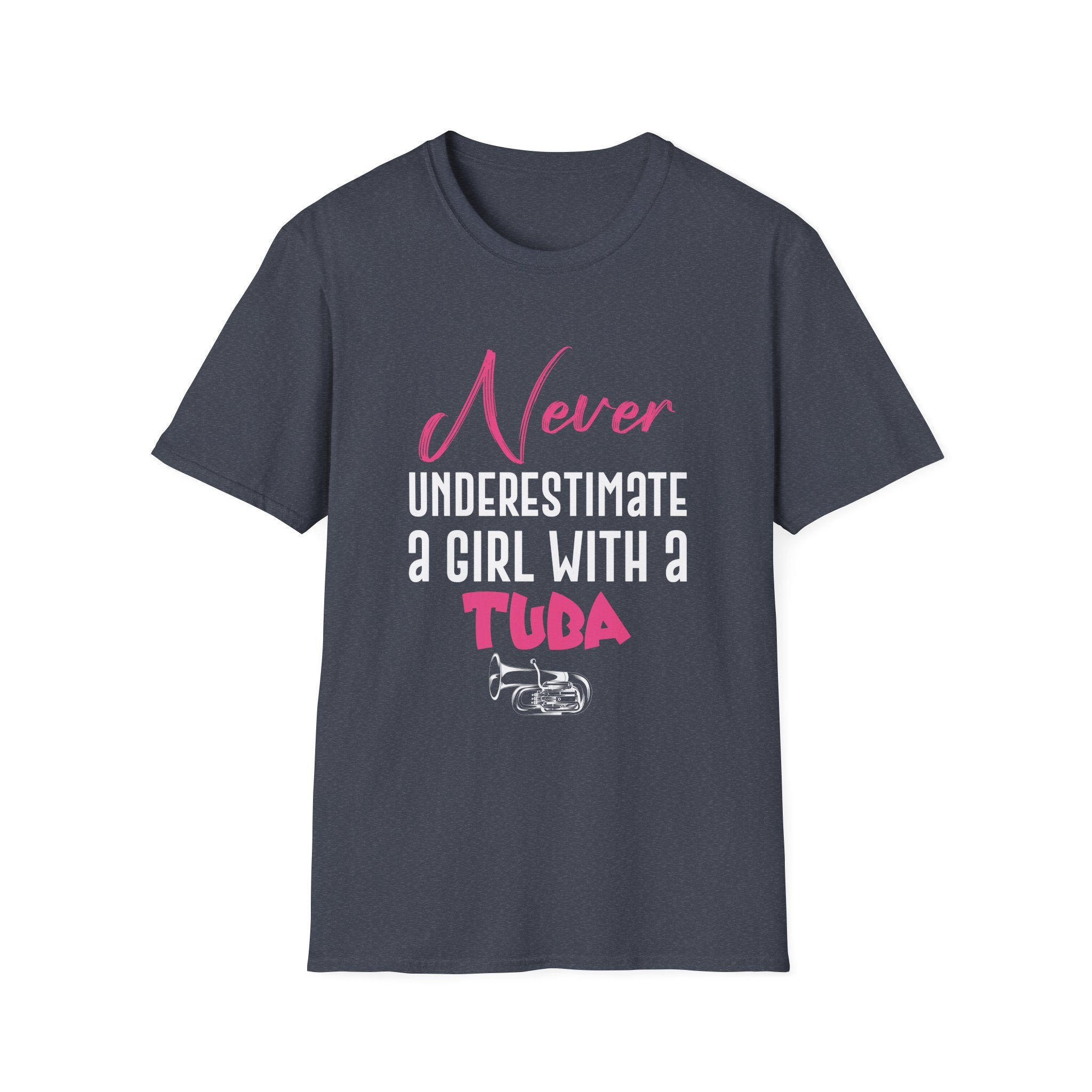 Never Underestimate a Girl with a Tuba Unisex T-Shirt, Music Enthusiast Tee, Gift for Musicians, Band Shirt, Fun Statement Top, [...]