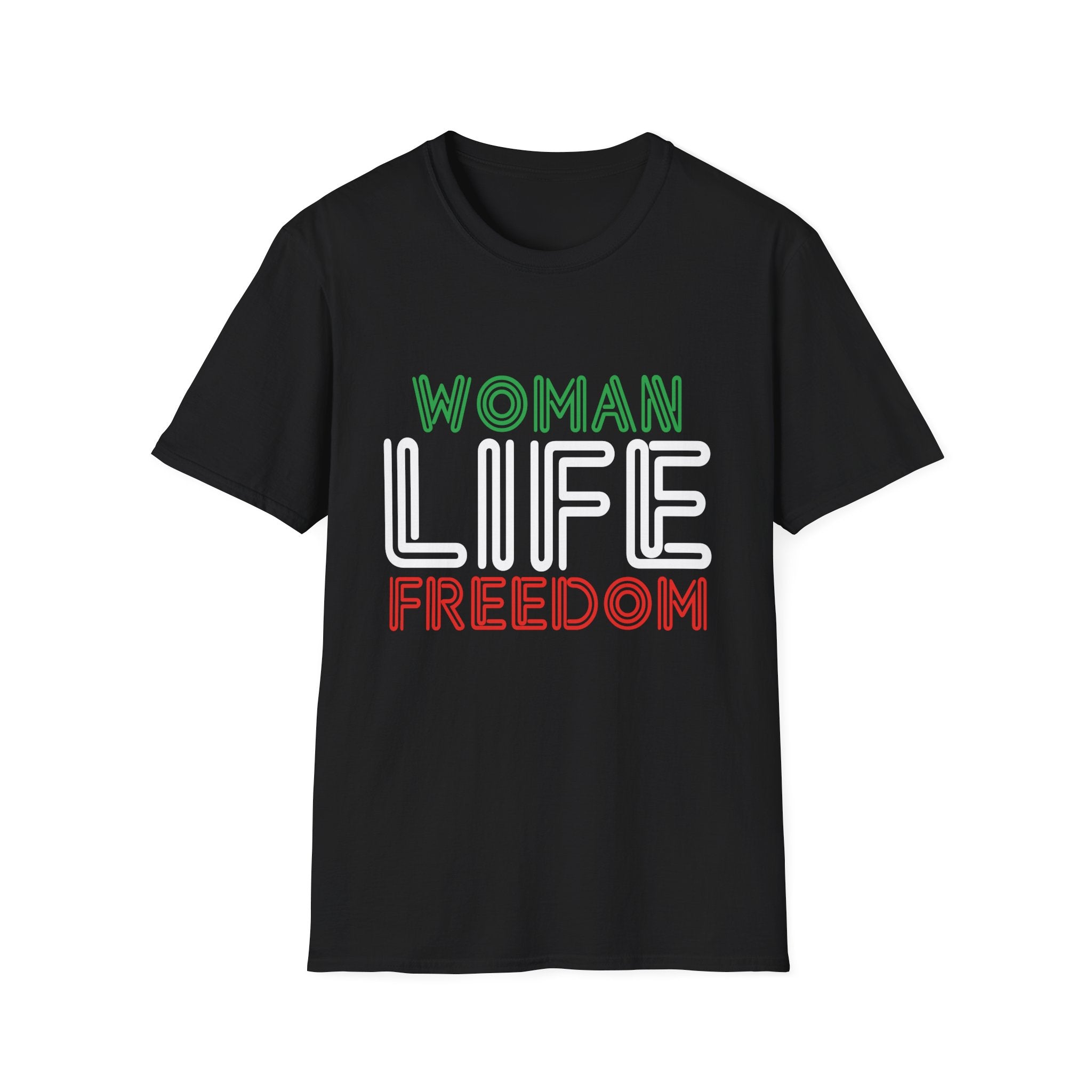 Empowering Women's Life Freedom T-Shirt - Unisex Softstyle, Equality Tee, Birthday Gift, Protest Wear, Casual Chic