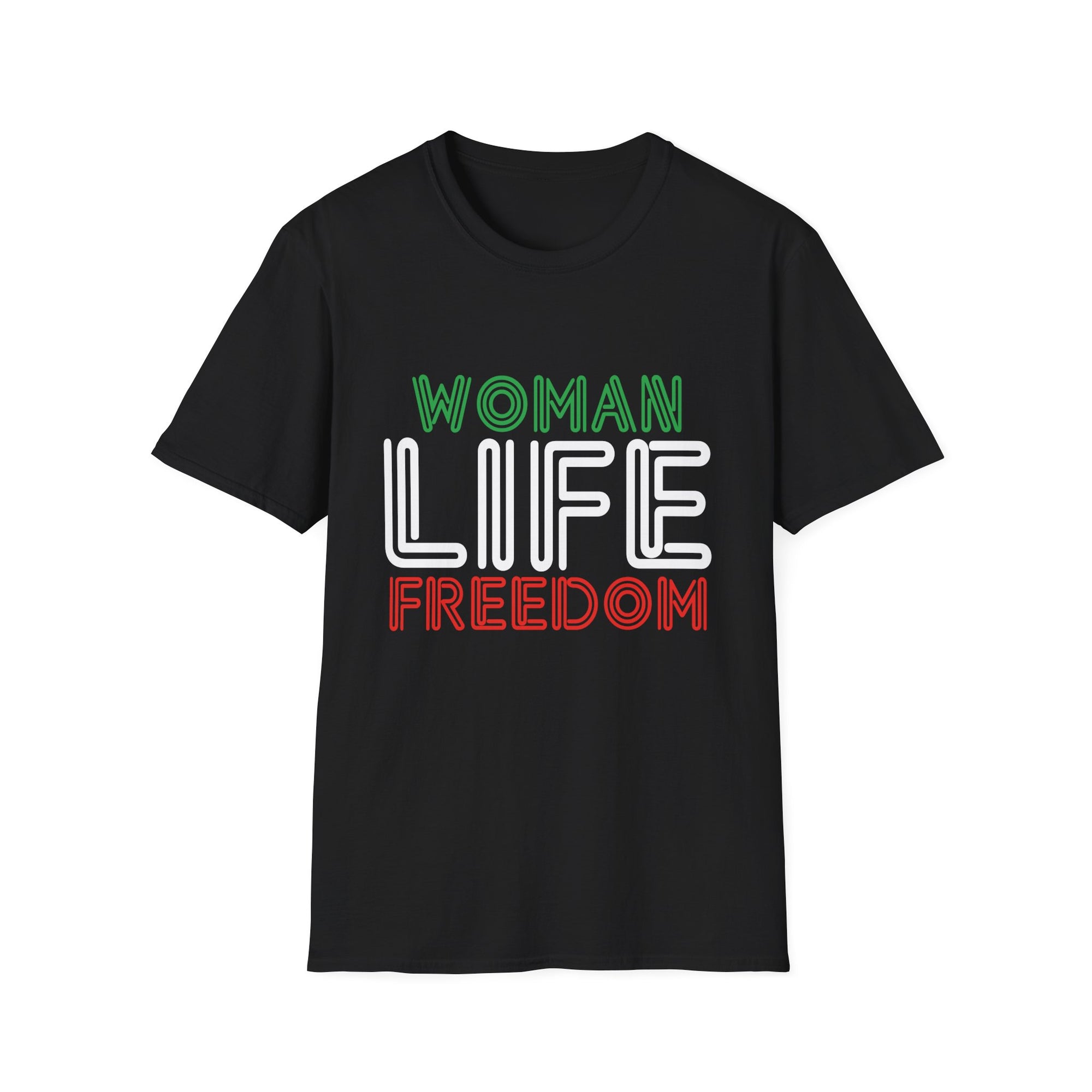 Empowering Women's Life Freedom T-Shirt - Unisex Softstyle, Equality Tee, Birthday Gift, Protest Wear, Casual Chic
