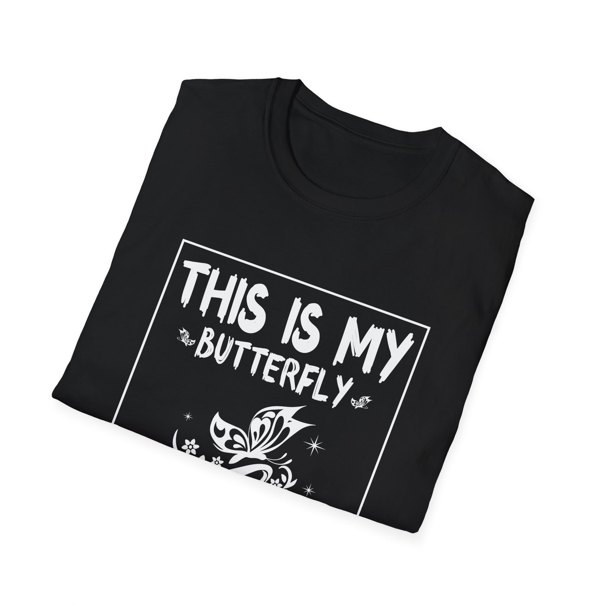 Butterfly Costume Unisex Softstyle T-Shirt, Funny Halloween Shirt, Graphic Tee, Gift for Kids and Adults, Cute Costume Top