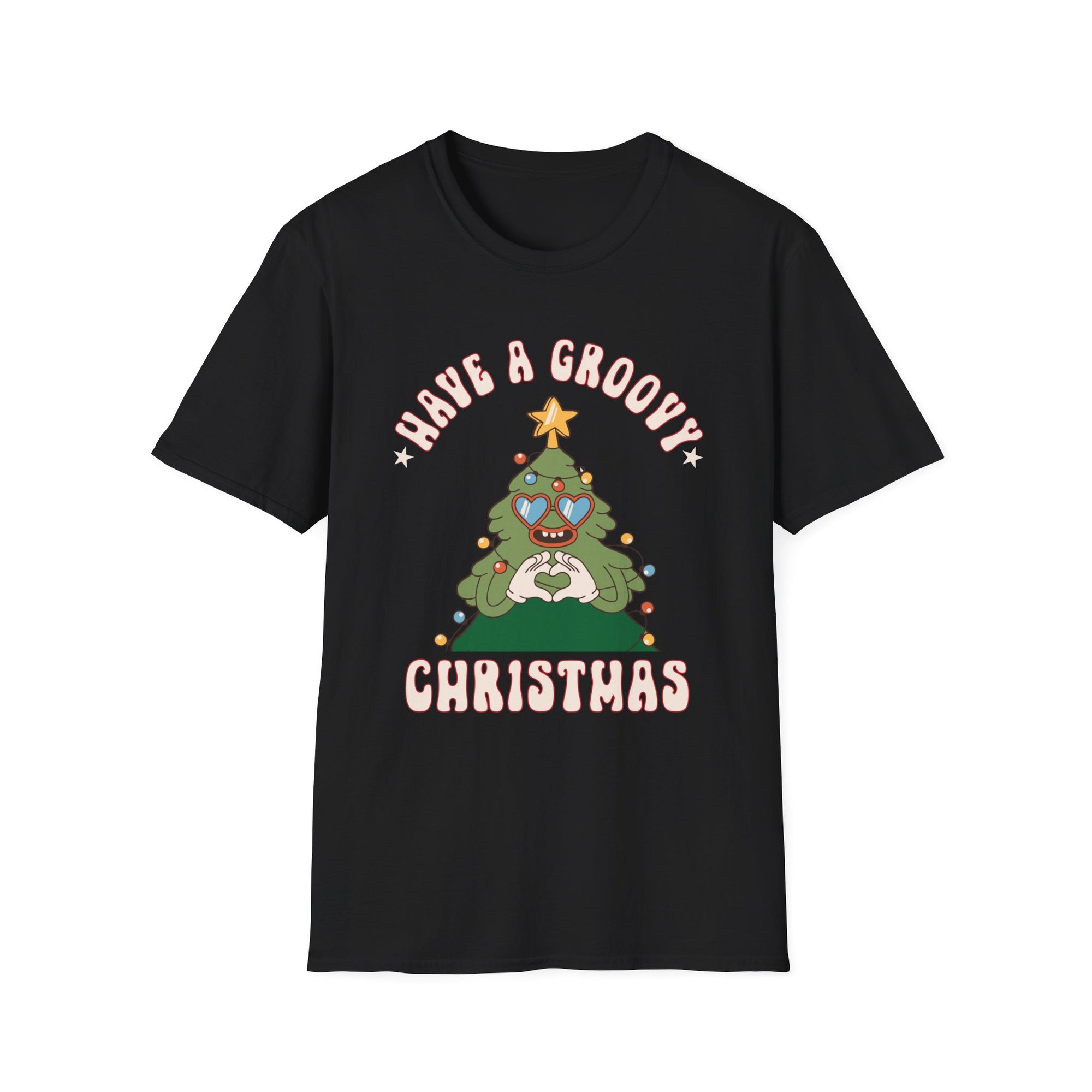 Groovy Christmas T-Shirt, Unisex Holiday Tee, Fun Christmas Apparel, Ugly Sweater Alternative, Festive Gift Idea, Cool Christmas Shirt