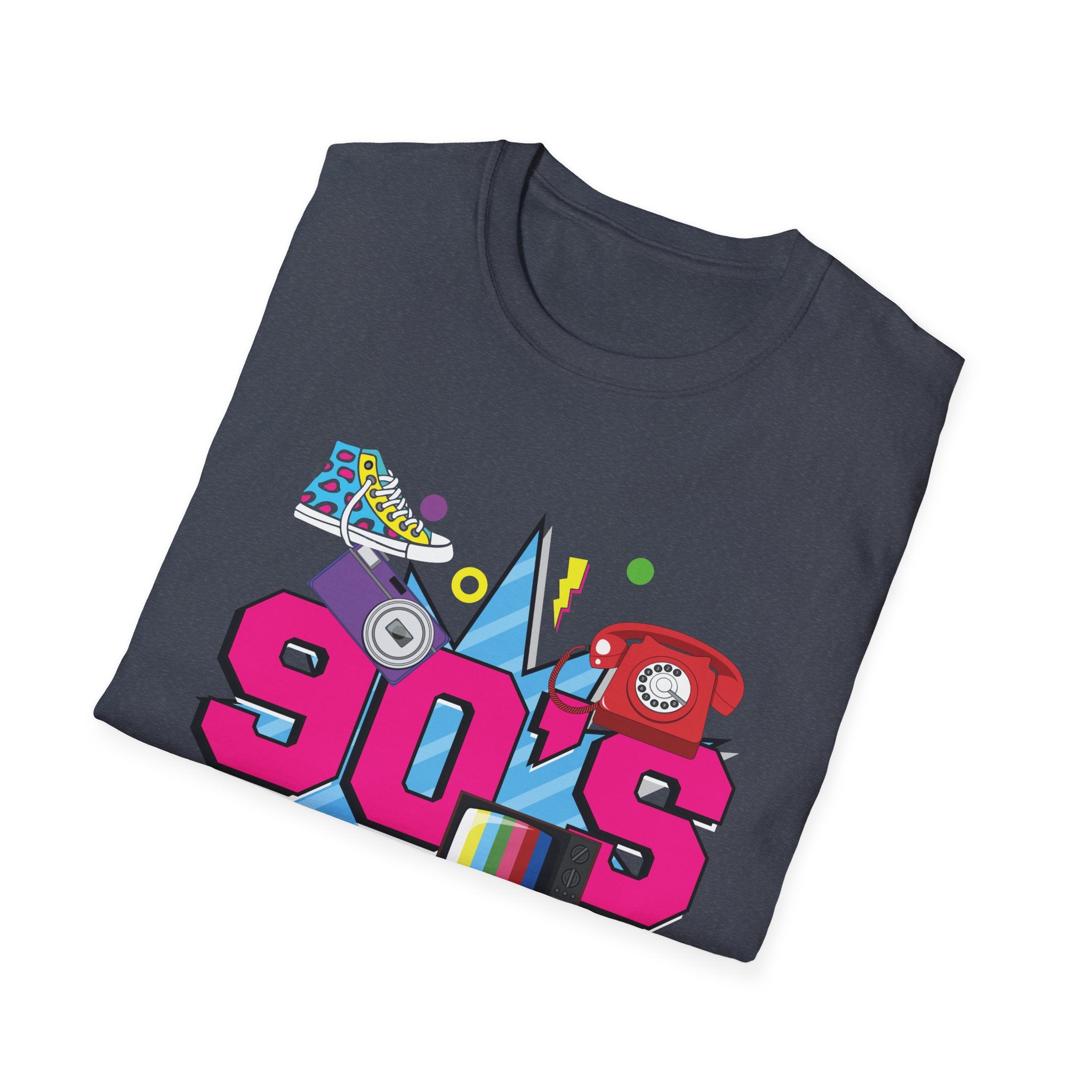 90s I love The 90's Vintage Retro Nineties Costume Party Unisex Softstyle T-Shirt
